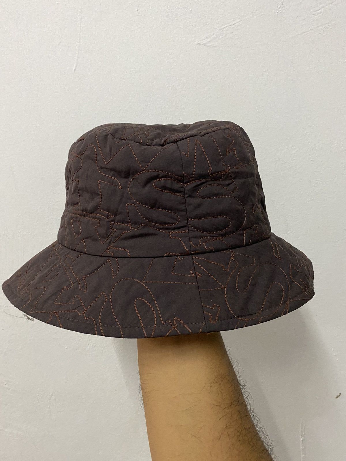 Japanese Brand × Vintage 🔥Vintage🔥 Munsingwear Monogram Bucket Hat Size ONE SIZE - 5 Thumbnail