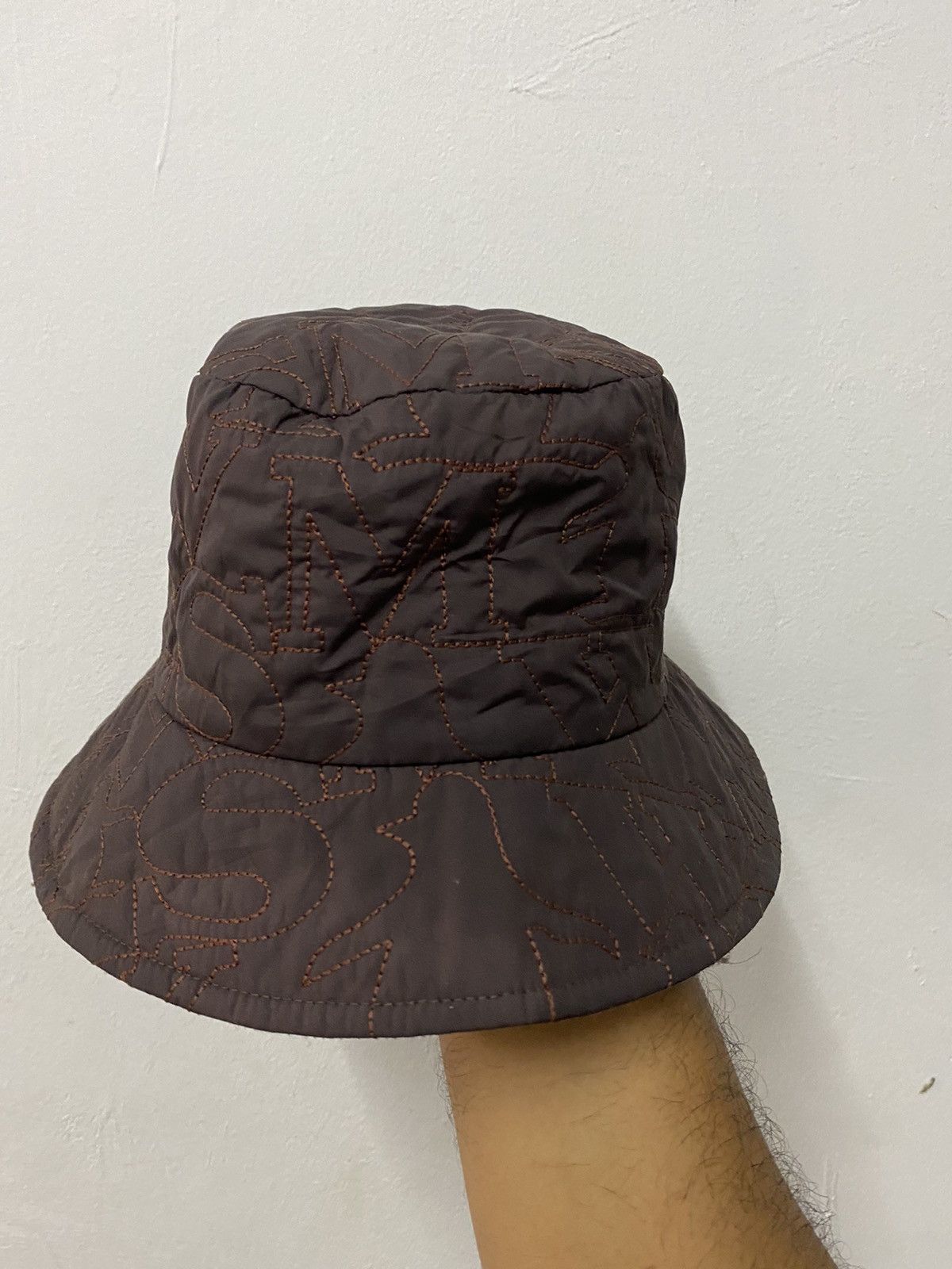 Japanese Brand × Vintage 🔥Vintage🔥 Munsingwear Monogram Bucket Hat Size ONE SIZE - 4 Thumbnail