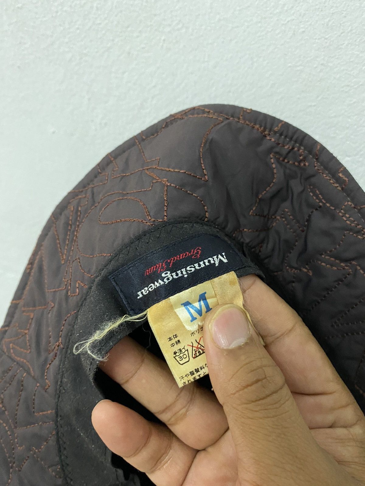 Japanese Brand × Vintage 🔥Vintage🔥 Munsingwear Monogram Bucket Hat Size ONE SIZE - 8 Thumbnail