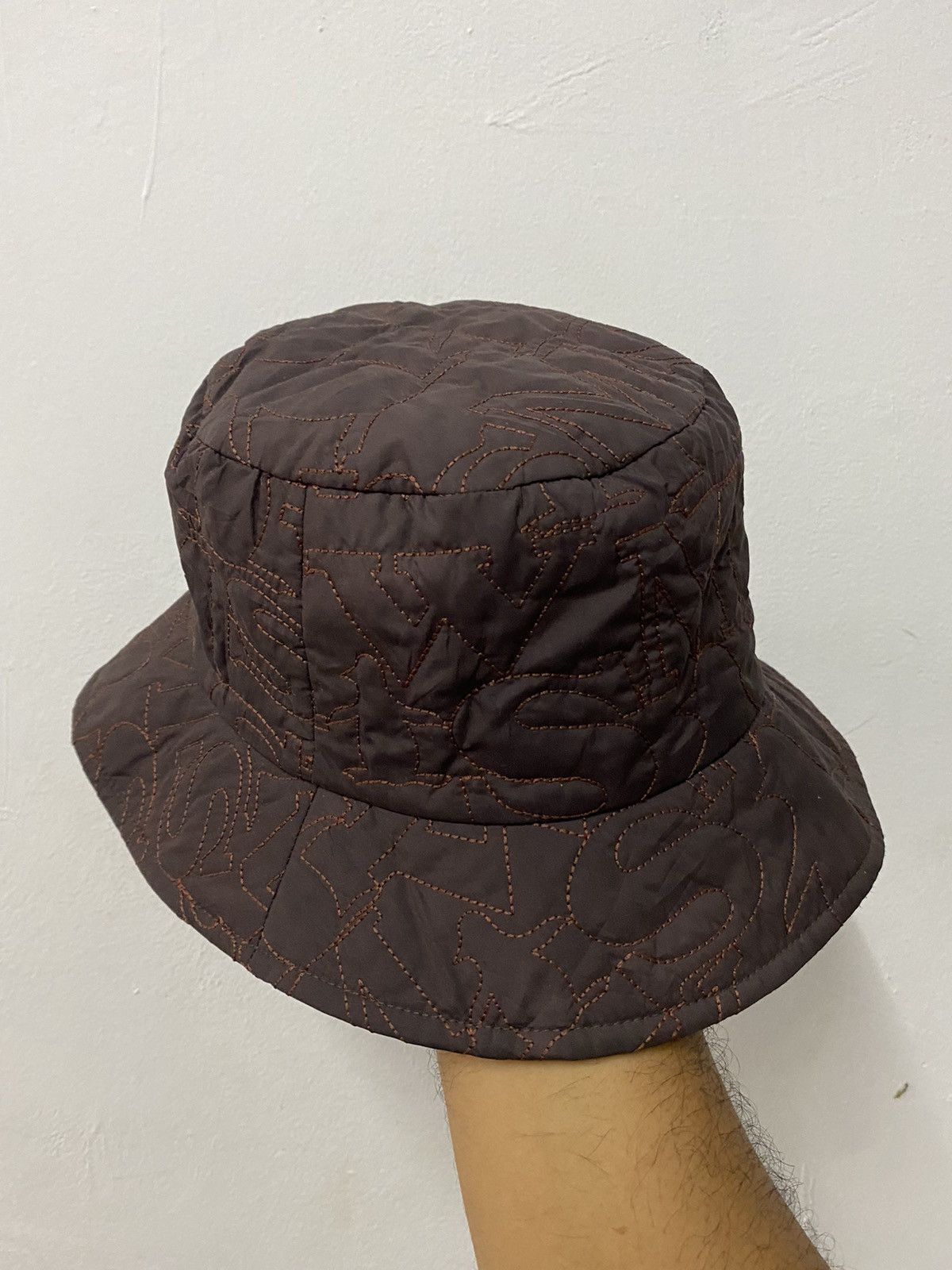 Japanese Brand × Vintage 🔥Vintage🔥 Munsingwear Monogram Bucket Hat Size ONE SIZE - 3 Thumbnail