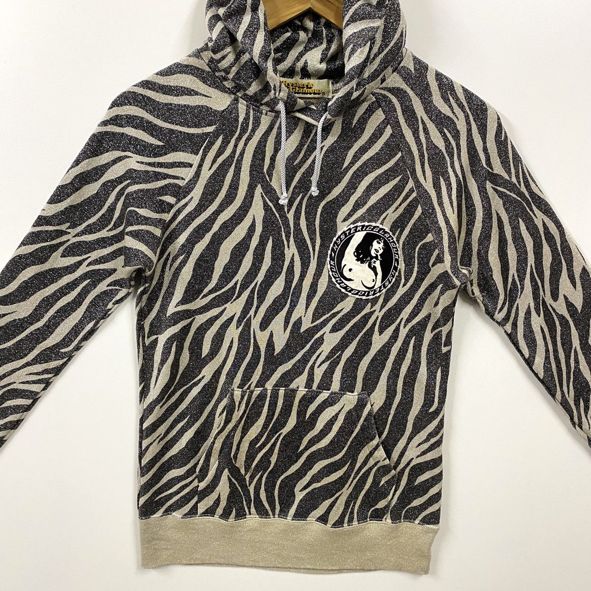 Hysteric Glamour × Vintage Vintage Hysteric Glamour Hoodie Glitter Tiger Stripe Size XS / US 0-2 / IT 36-38 - 2 Thumbnail