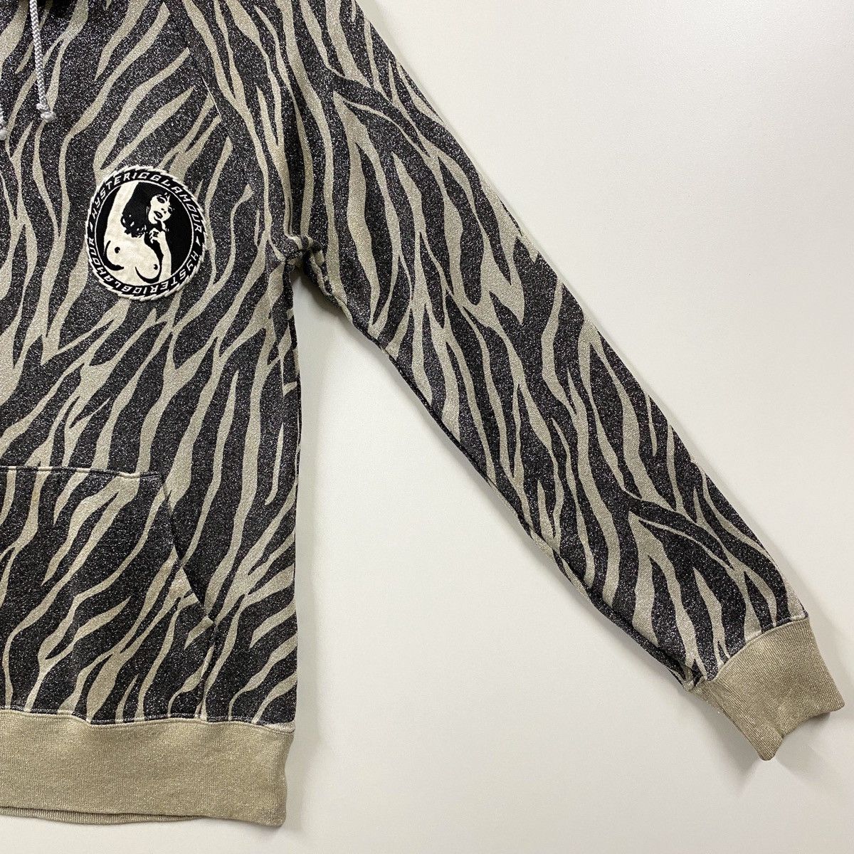 Hysteric Glamour × Vintage Vintage Hysteric Glamour Hoodie Glitter Tiger Stripe Size XS / US 0-2 / IT 36-38 - 5 Thumbnail