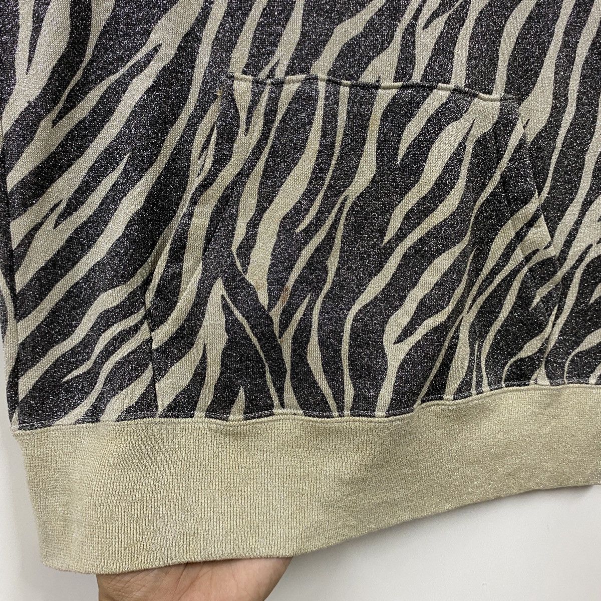 Hysteric Glamour × Vintage Vintage Hysteric Glamour Hoodie Glitter Tiger Stripe Size XS / US 0-2 / IT 36-38 - 9 Thumbnail