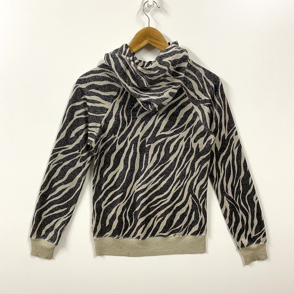 Hysteric Glamour × Vintage Vintage Hysteric Glamour Hoodie Glitter Tiger Stripe Size XS / US 0-2 / IT 36-38 - 12 Thumbnail