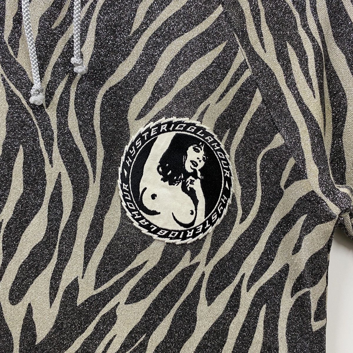 Hysteric Glamour × Vintage Vintage Hysteric Glamour Hoodie Glitter Tiger Stripe Size XS / US 0-2 / IT 36-38 - 8 Thumbnail