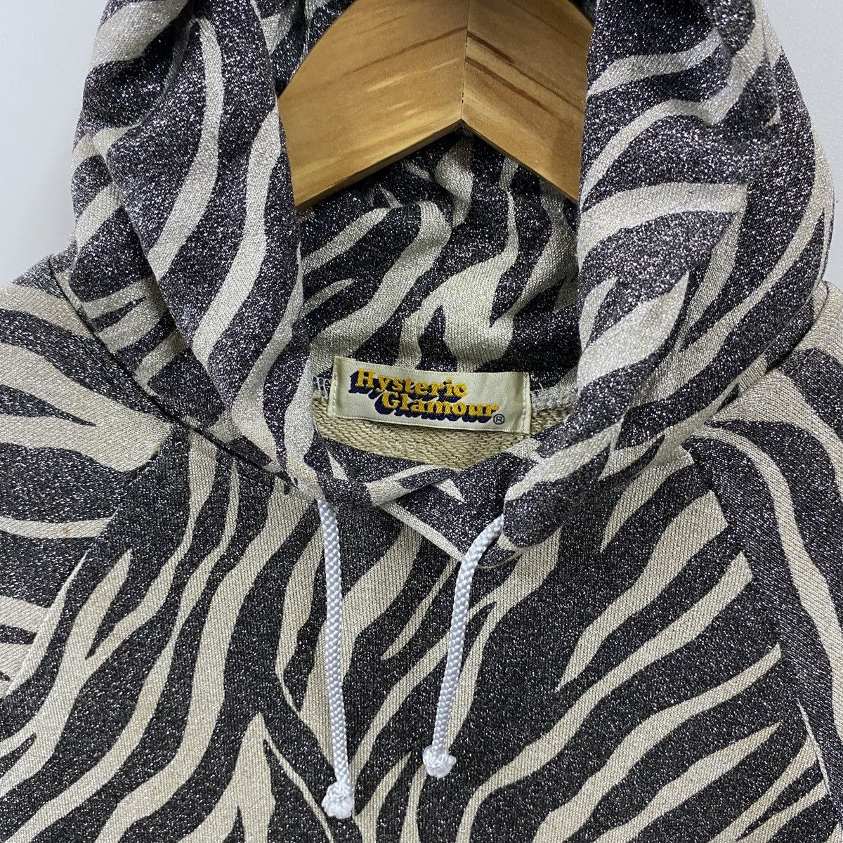 Hysteric Glamour × Vintage Vintage Hysteric Glamour Hoodie Glitter Tiger Stripe Size XS / US 0-2 / IT 36-38 - 7 Thumbnail