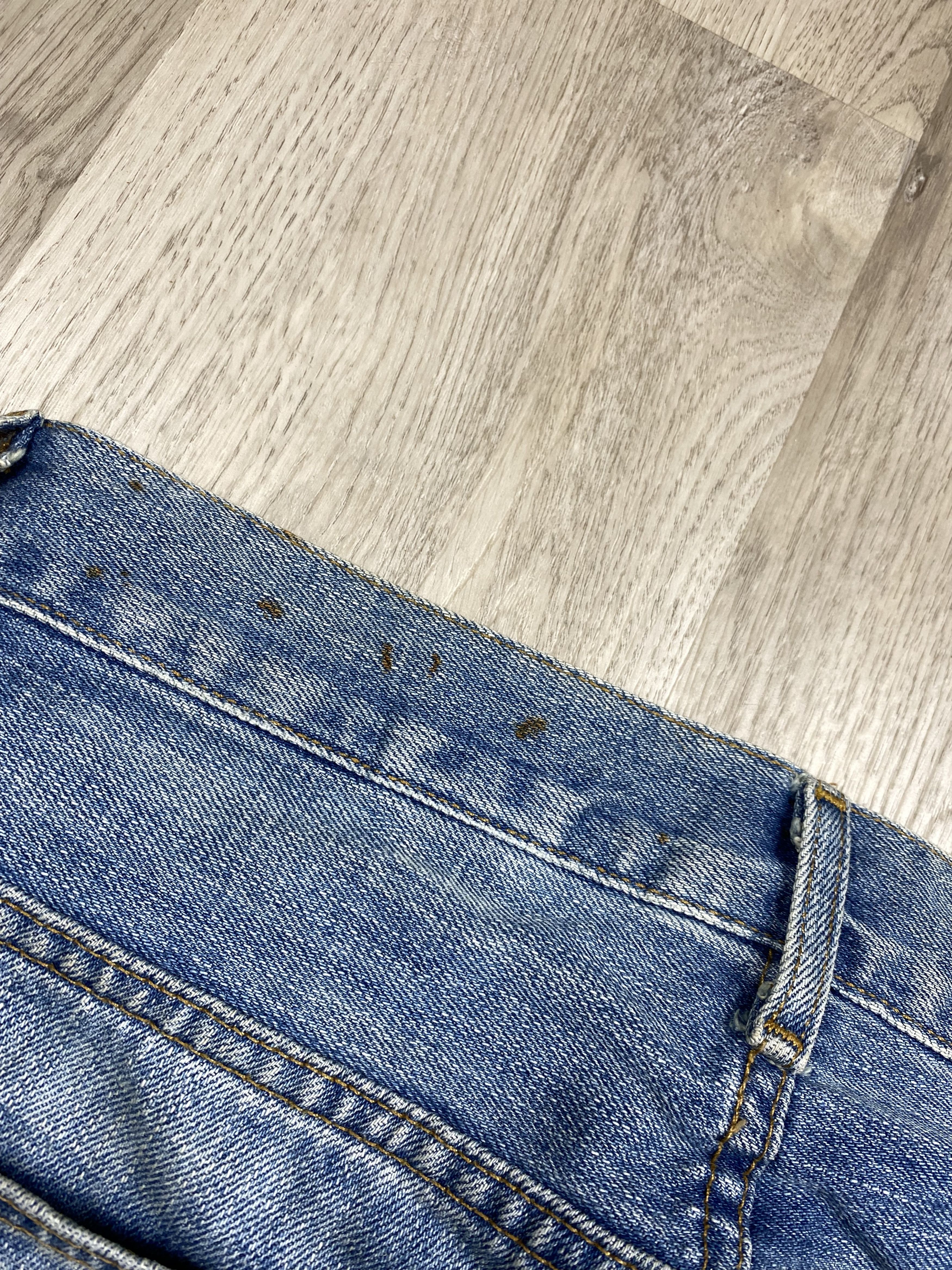 Armani Armani Exchange Vintage Faded Mens Denim Pants Thrashed Size US 30 / EU 46 - 4 Thumbnail
