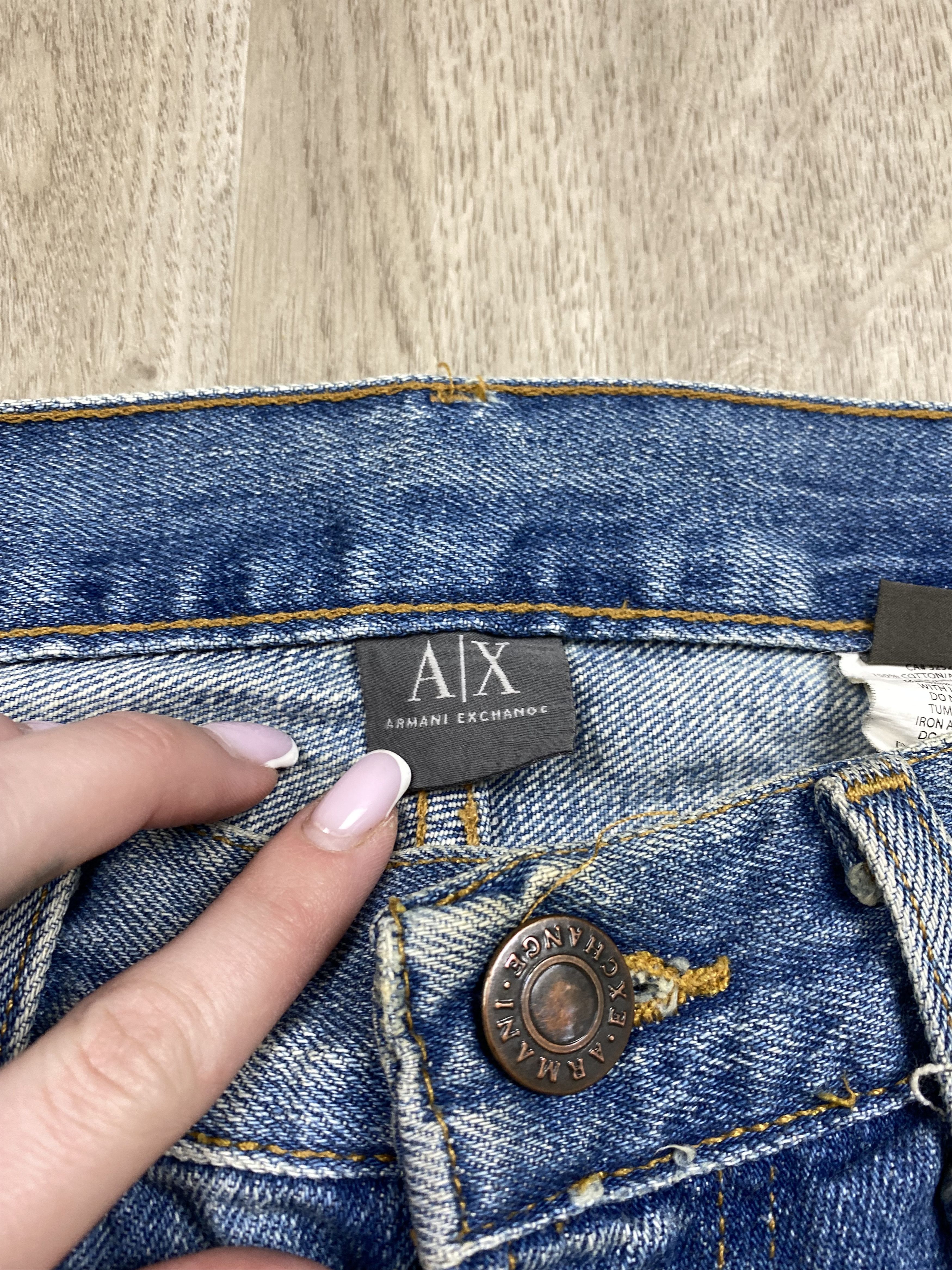 Armani Armani Exchange Vintage Faded Mens Denim Pants Thrashed Size US 30 / EU 46 - 10 Thumbnail