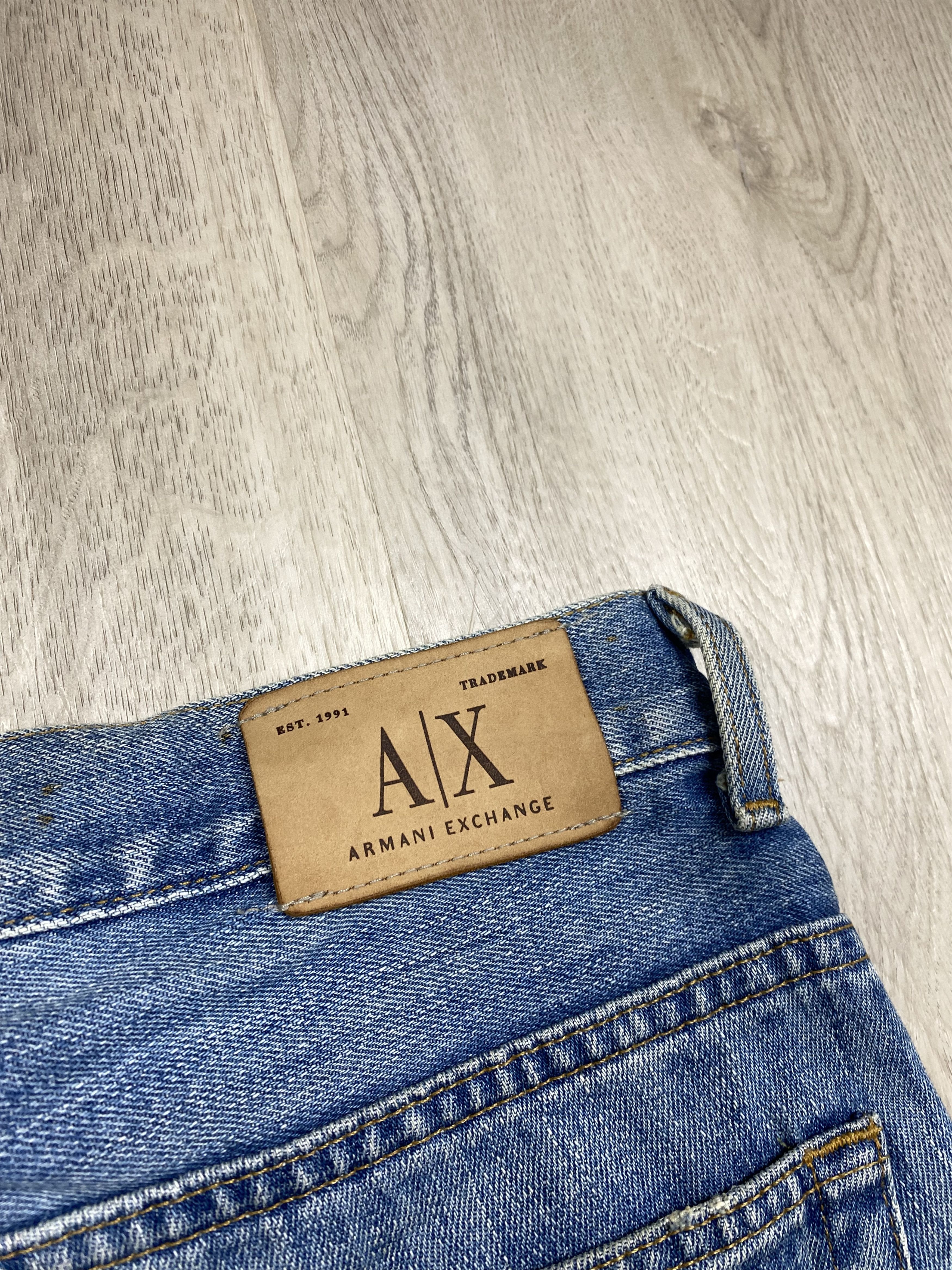 Armani Armani Exchange Vintage Faded Mens Denim Pants Thrashed Size US 30 / EU 46 - 3 Thumbnail