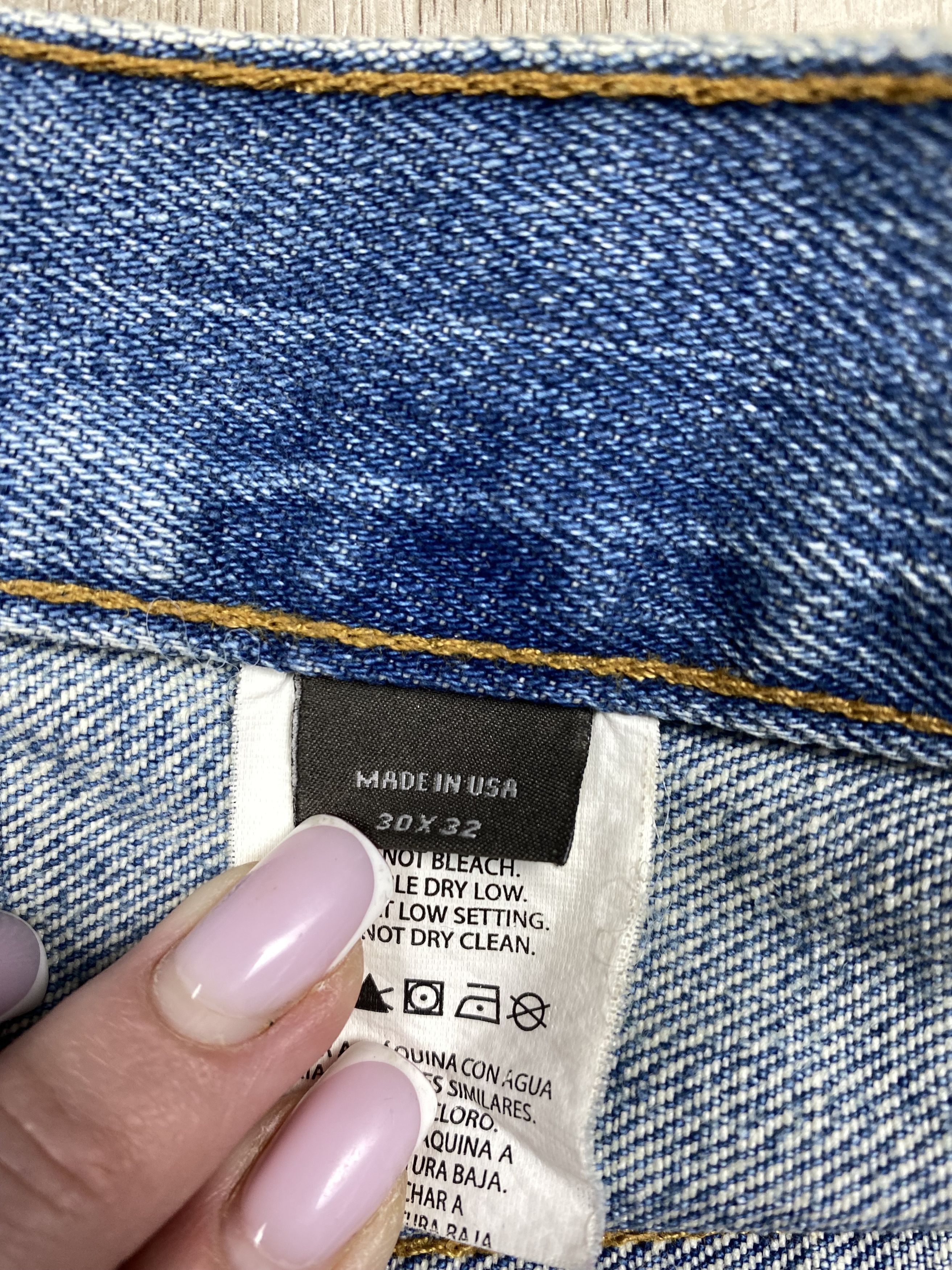 Armani Armani Exchange Vintage Faded Mens Denim Pants Thrashed Size US 30 / EU 46 - 12 Thumbnail