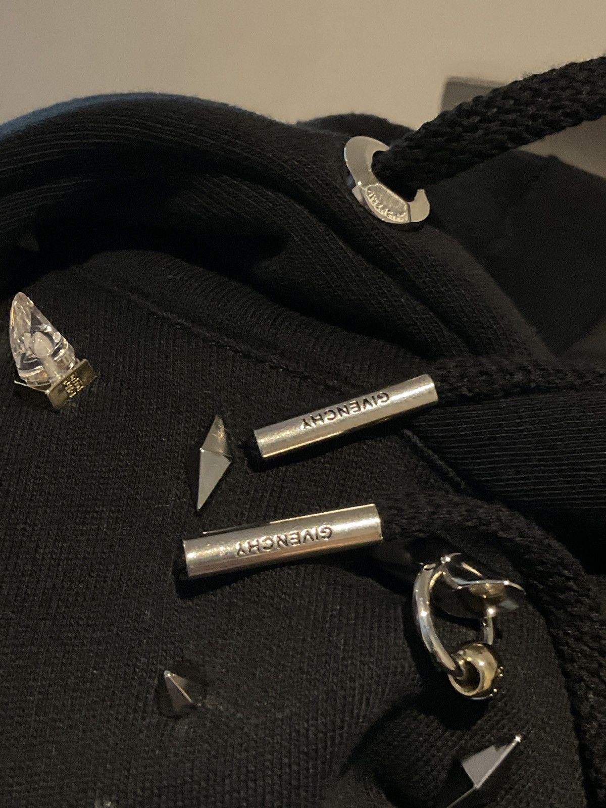 Givenchy Givenchy stud embellished hoodie BLACK Size US S / EU 44-46 / 1 - 5 Thumbnail