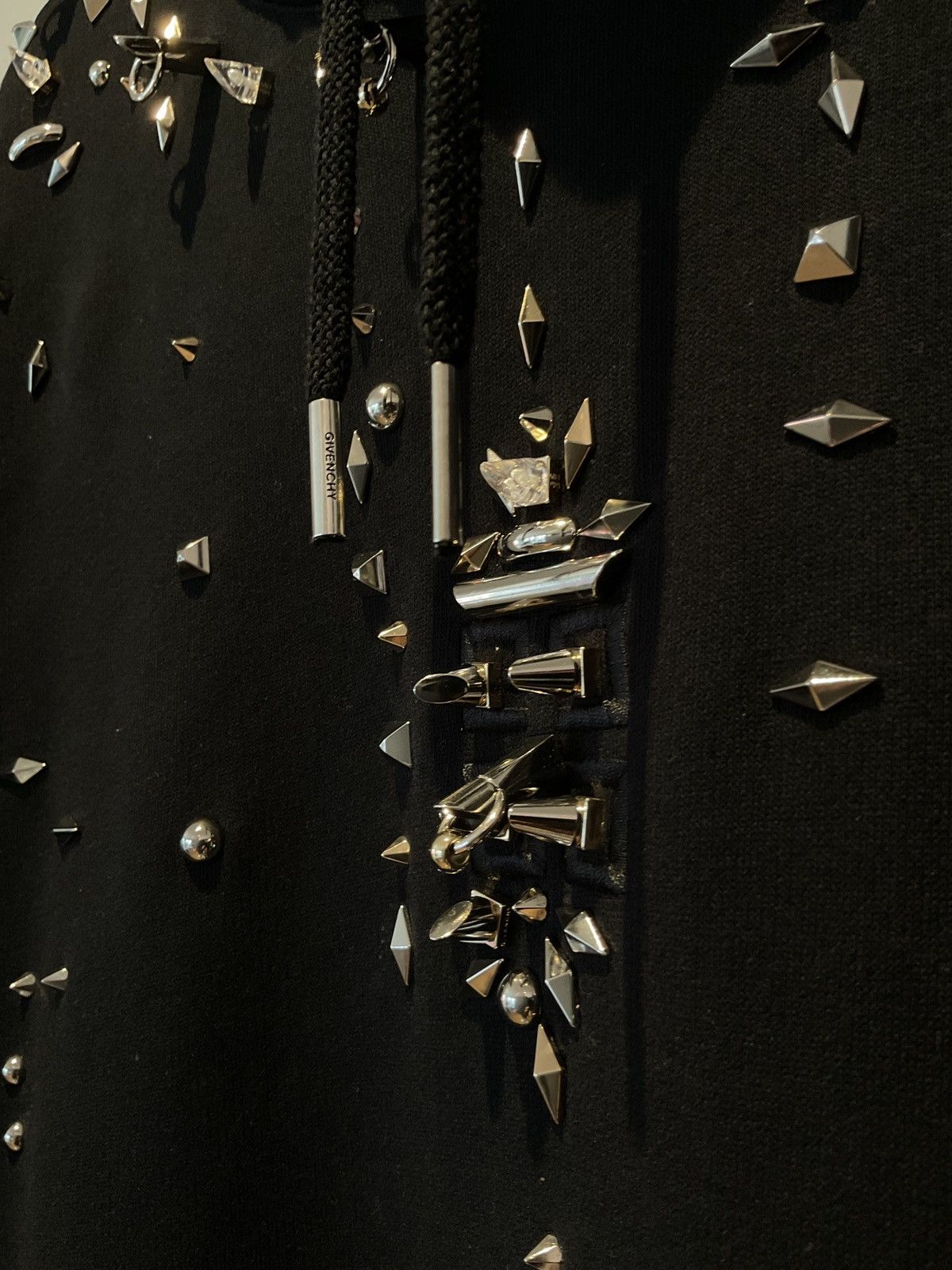Givenchy Givenchy stud embellished hoodie BLACK Size US S / EU 44-46 / 1 - 3 Thumbnail