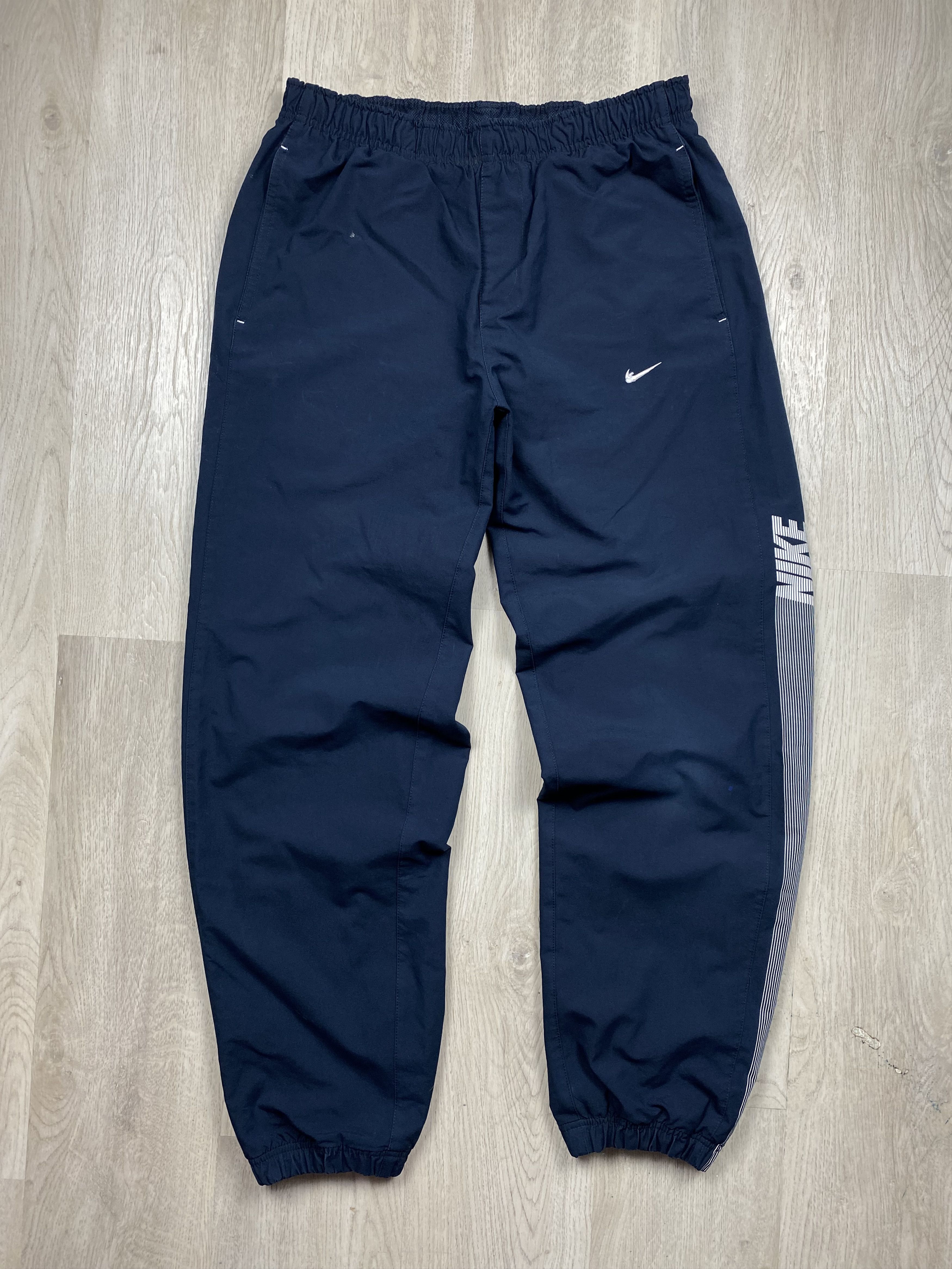 Nike Nike Vintage Faded Mens Nylon Track Pants Y2K Drill style Size US 32 / EU 48 - 1 Thumbnail