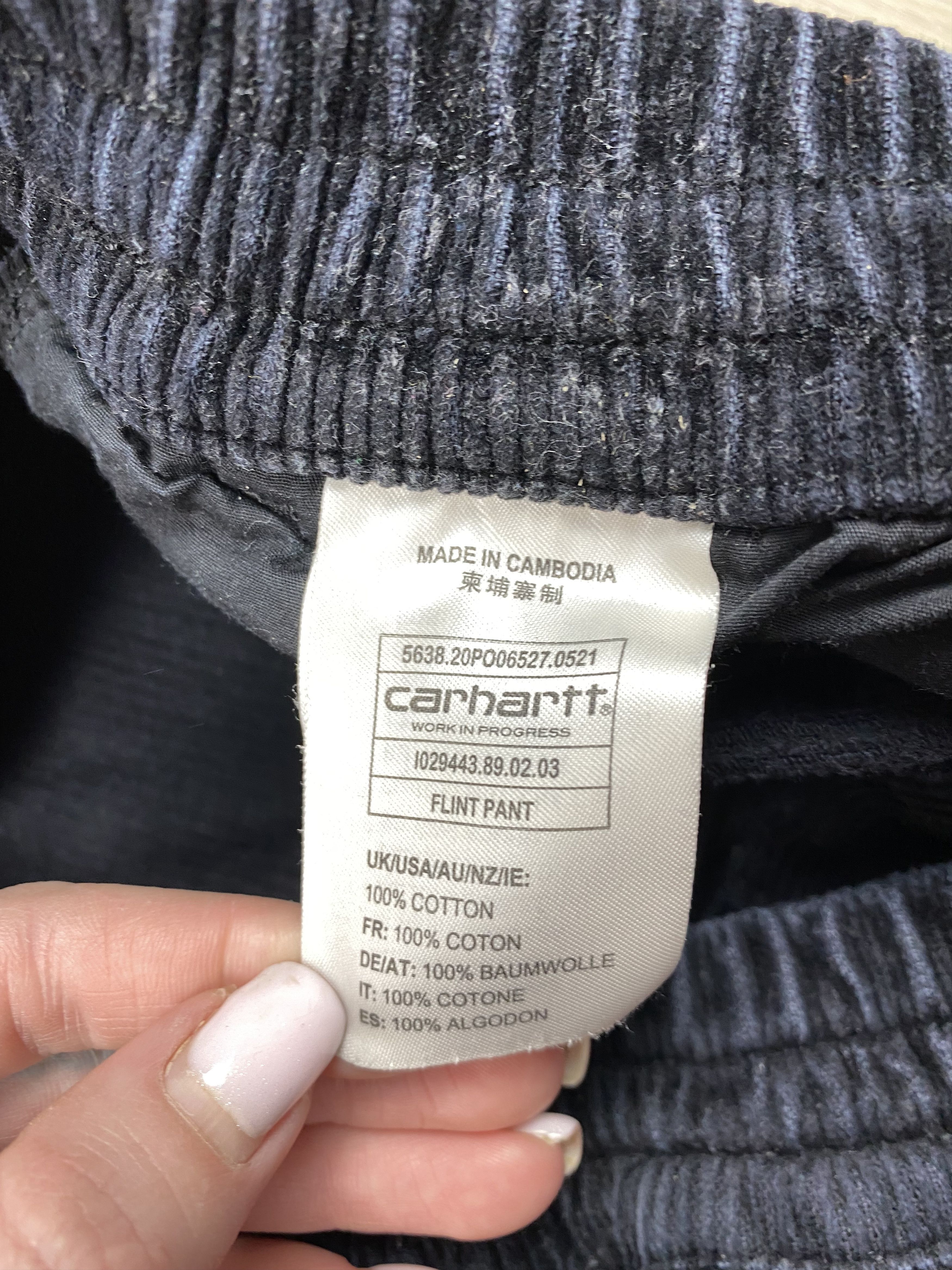 Carhartt Carhartt WIP Vintage Flint Cargo Corduroy Pants Thrashed Size US 32 / EU 48 - 10 Thumbnail