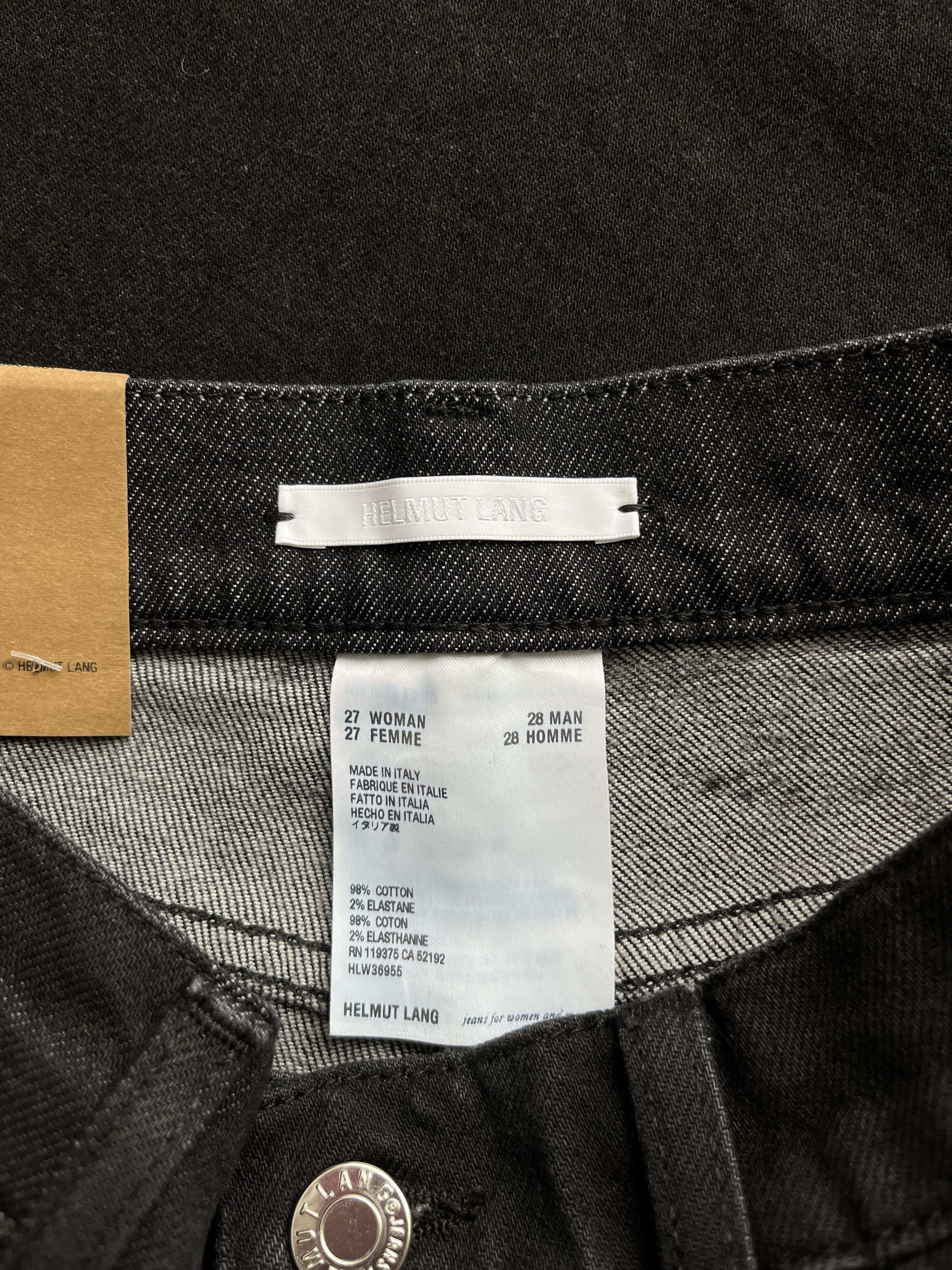 Helmut Lang ⚡️QUICK SALE⚡️Helmut Lang Matte Black Hi Bootcut Jeans Size 27" / US 4 / IT 40 - 5 Thumbnail