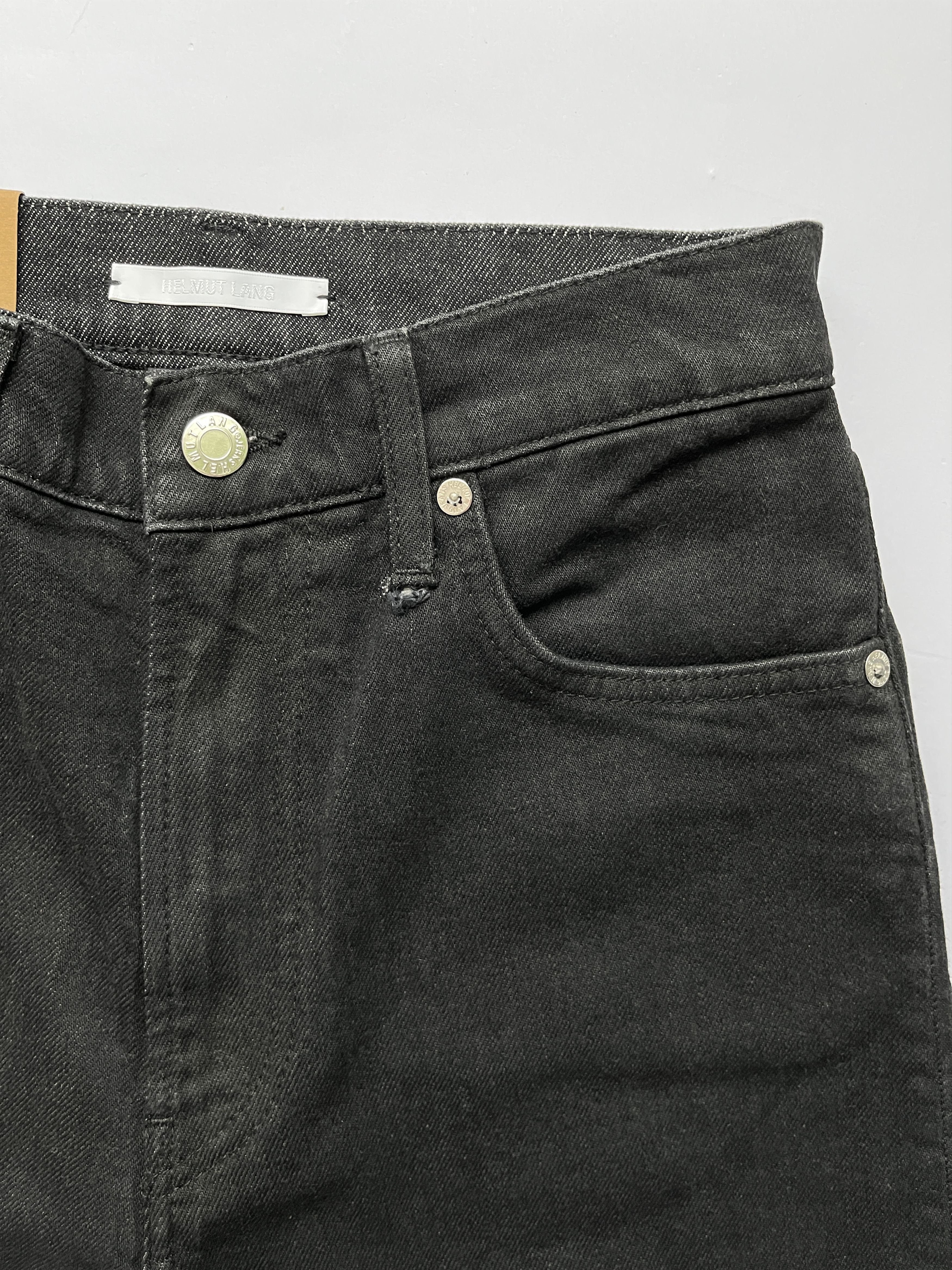 Helmut Lang ⚡️QUICK SALE⚡️Helmut Lang Matte Black Hi Bootcut Jeans Size 27" / US 4 / IT 40 - 7 Thumbnail