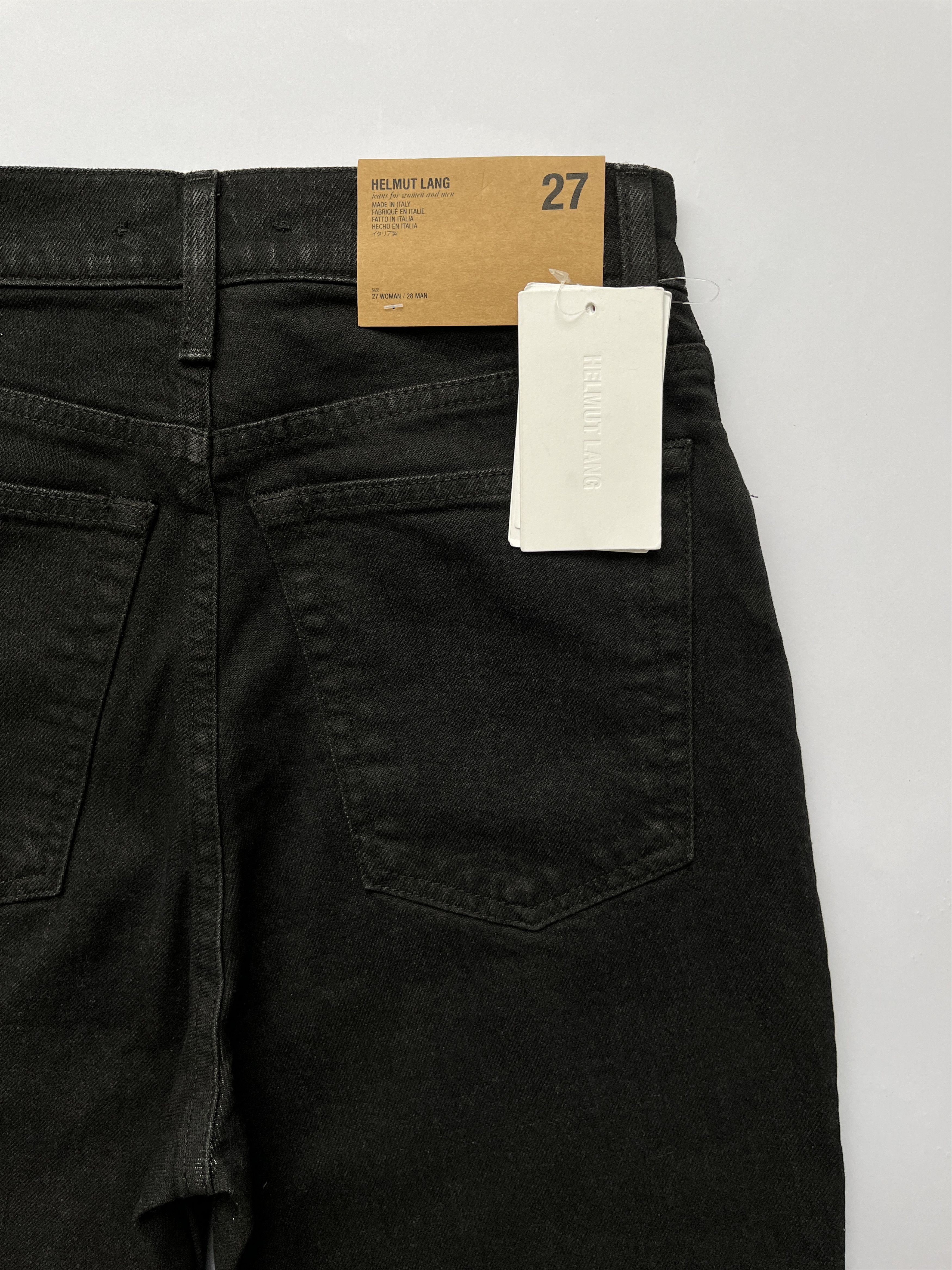 Helmut Lang ⚡️QUICK SALE⚡️Helmut Lang Matte Black Hi Bootcut Jeans Size 27" / US 4 / IT 40 - 3 Thumbnail