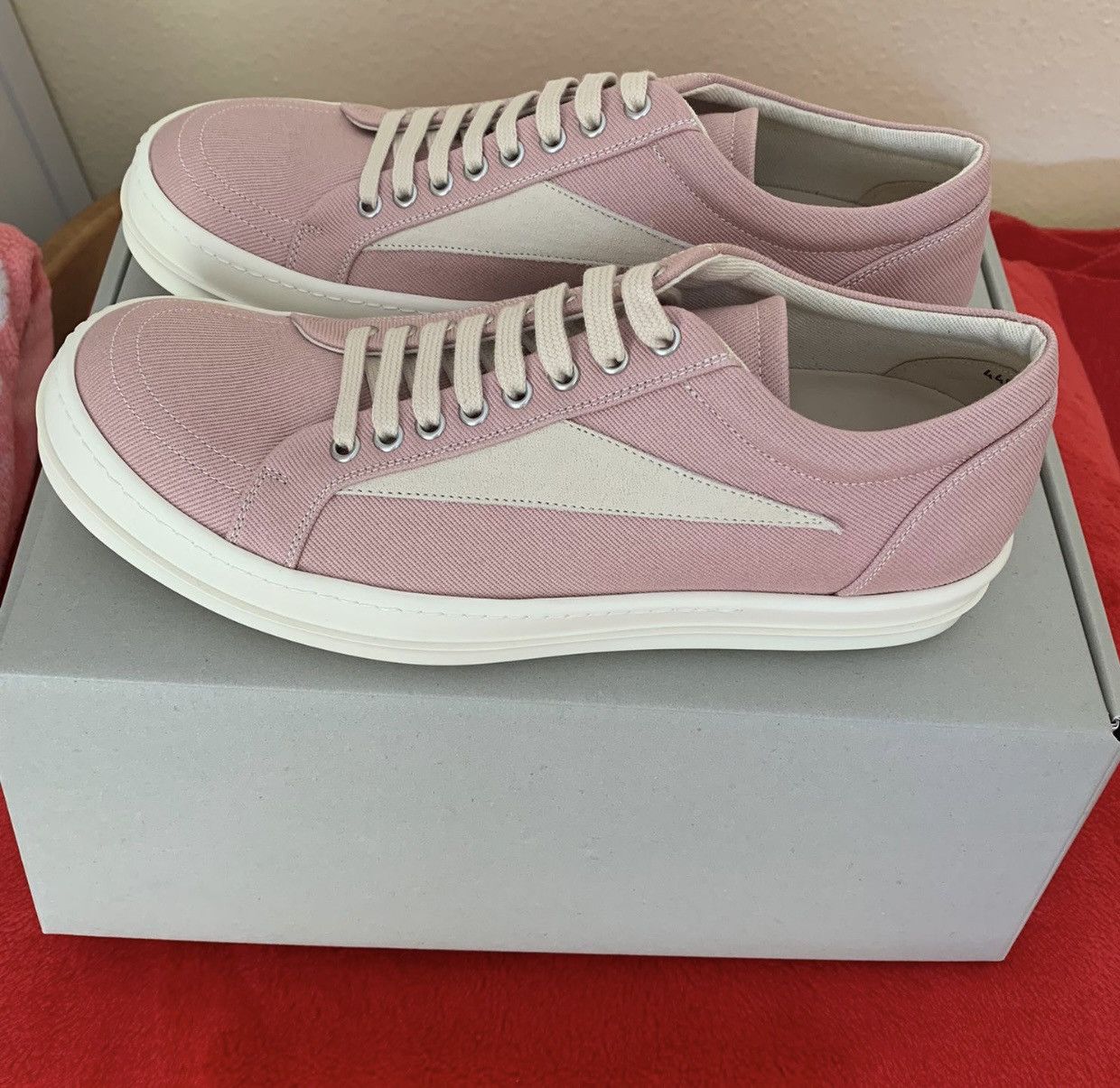 Rick Owens *RARE* RICK OWENS DRKSHDW Pink Vans SZ 39 Size US 6 / EU 39 - 3 Thumbnail
