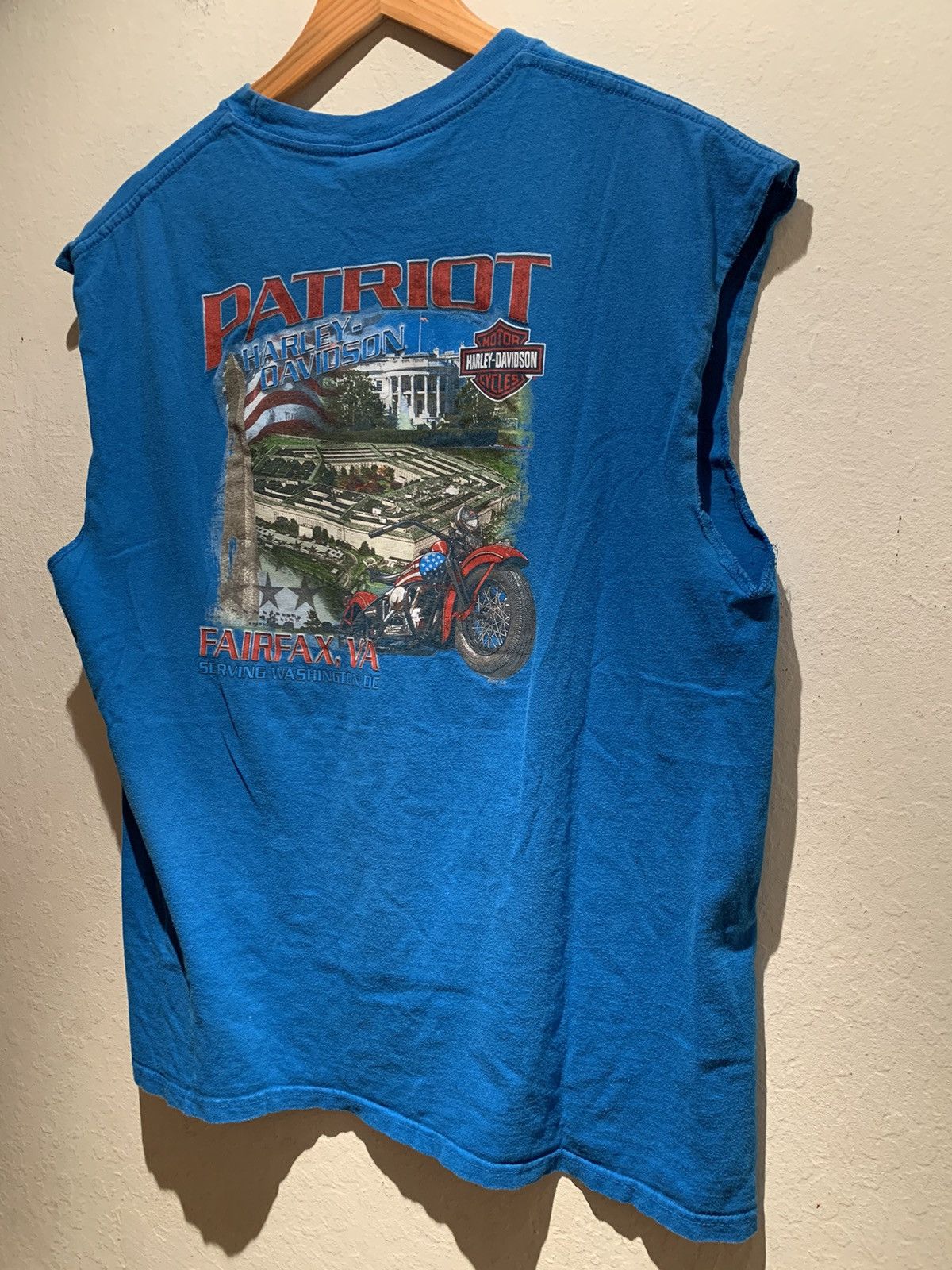 Harley Davidson RARE* Harley Davidson Fairfax Virginia Sleeveless Shirt Tank Size US XL / EU 56 / 4 - 1 Thumbnail
