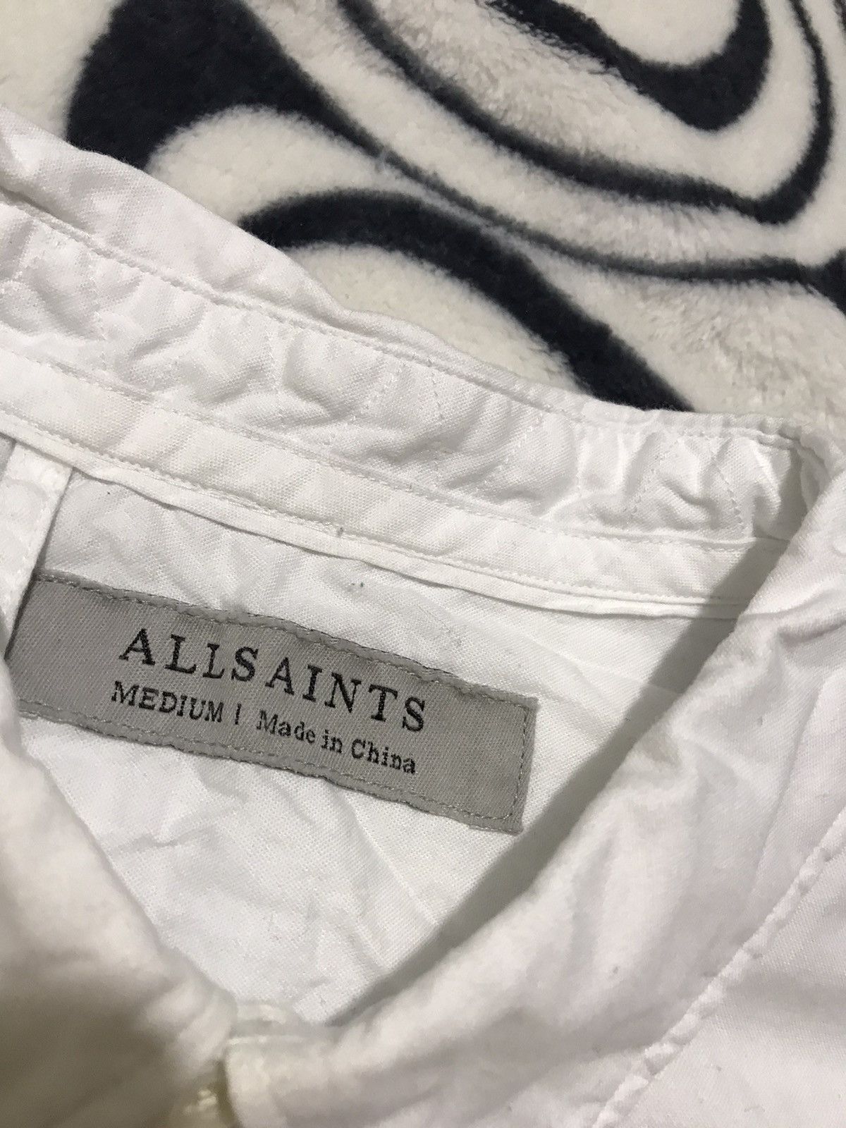 Allsaints Allsaints Mens Cotton Shirt size M Size US M / EU 48-50 / 2 - 4 Thumbnail
