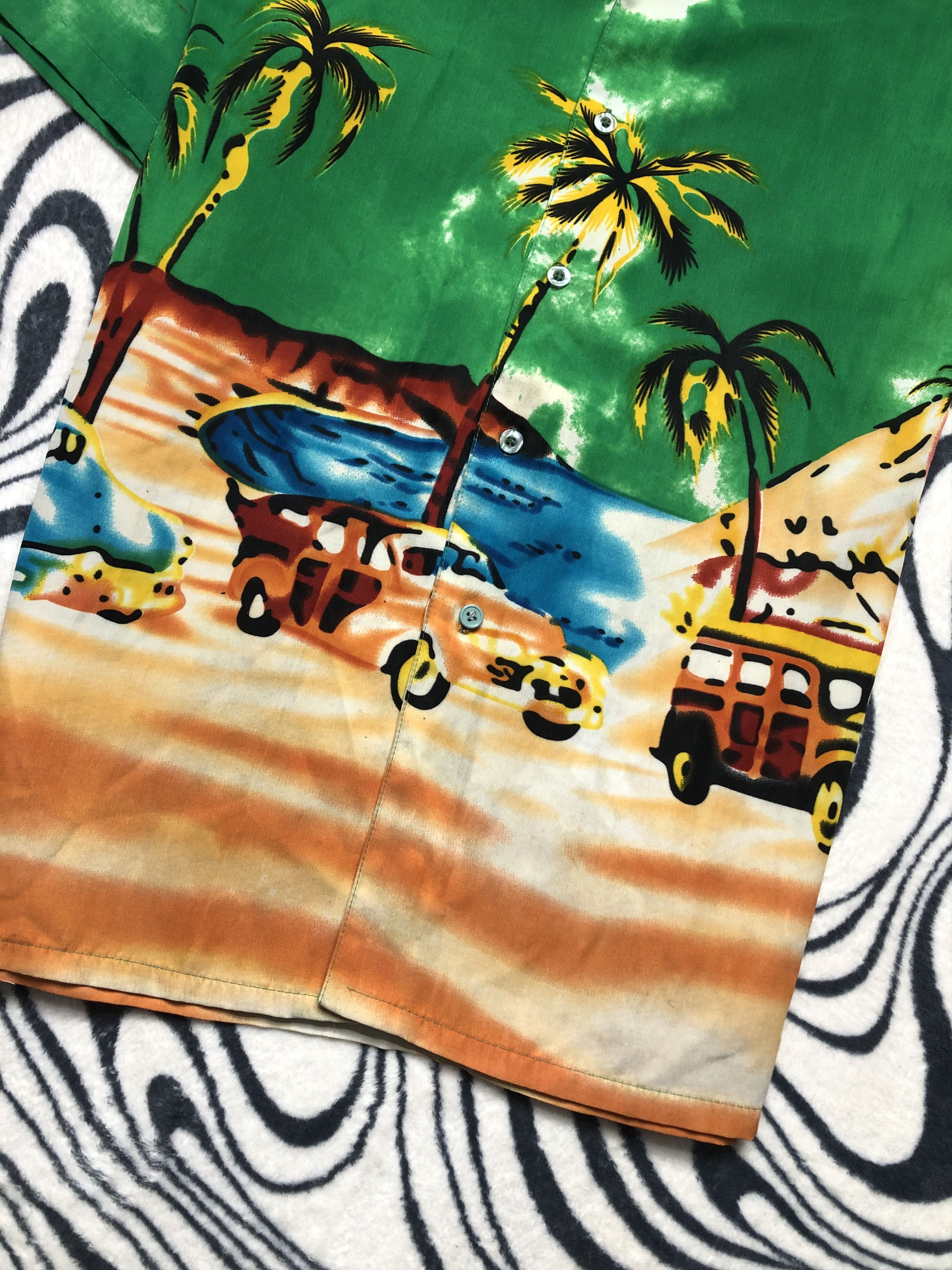Vintage Vintage Hawaiian Mens Shirt Size US L / EU 52-54 / 3 - 3 Thumbnail