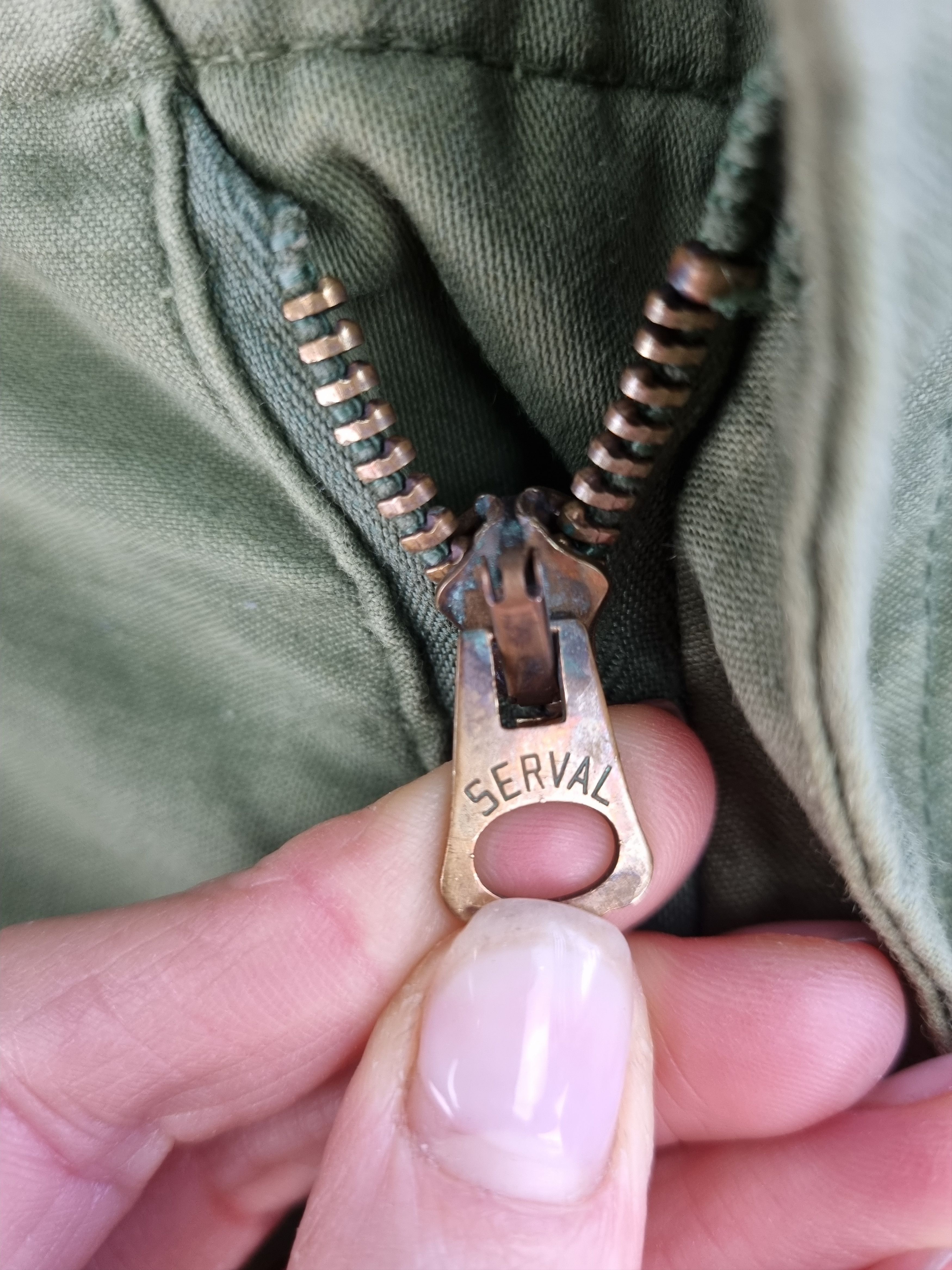 Vintage Rare 60s Vietnam Era Army Cargo Vintage Military Pants Size US 34 / EU 50 - 9 Thumbnail