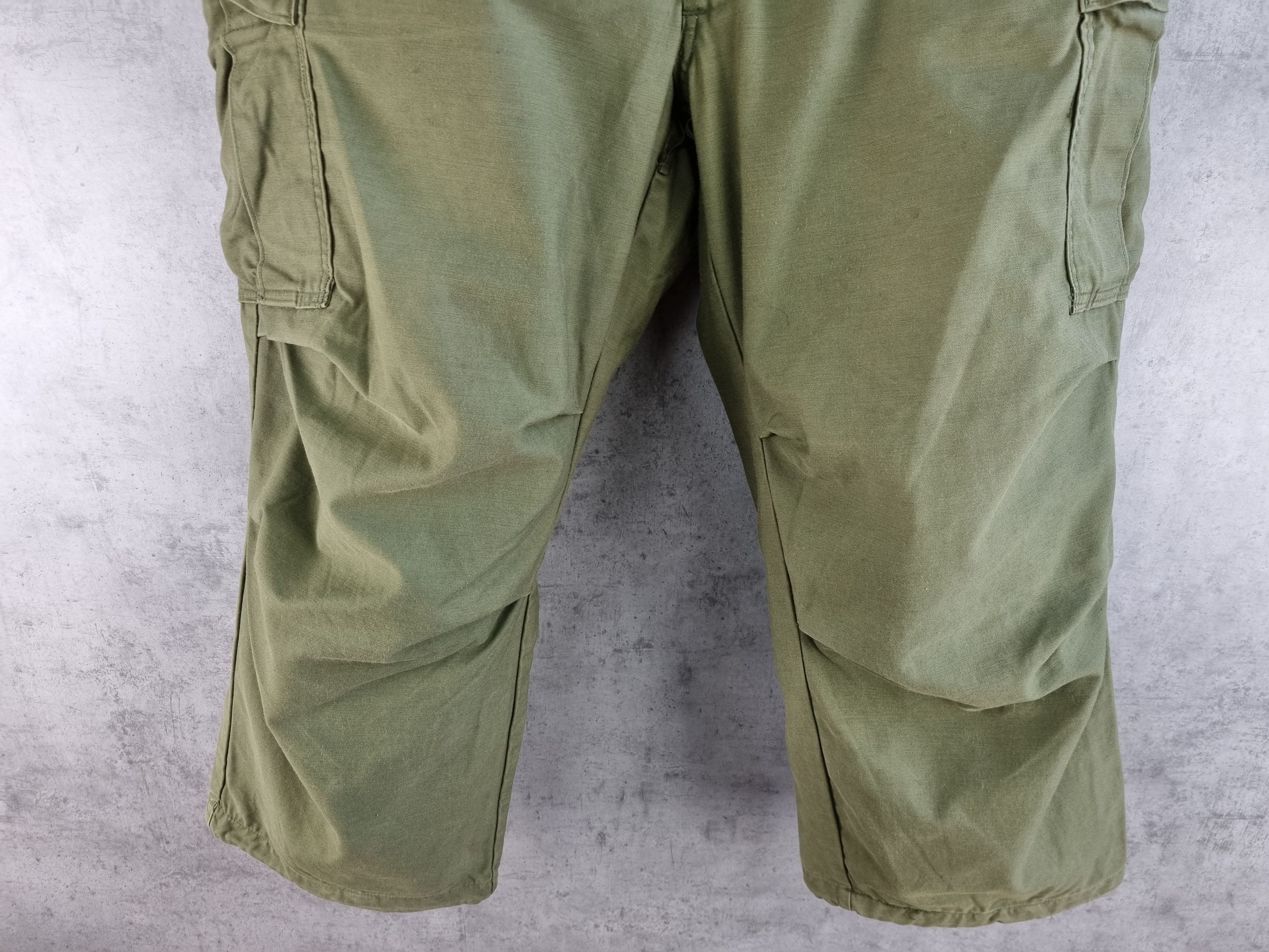 Vintage Rare 60s Vietnam Era Army Cargo Vintage Military Pants Size US 34 / EU 50 - 13 Thumbnail