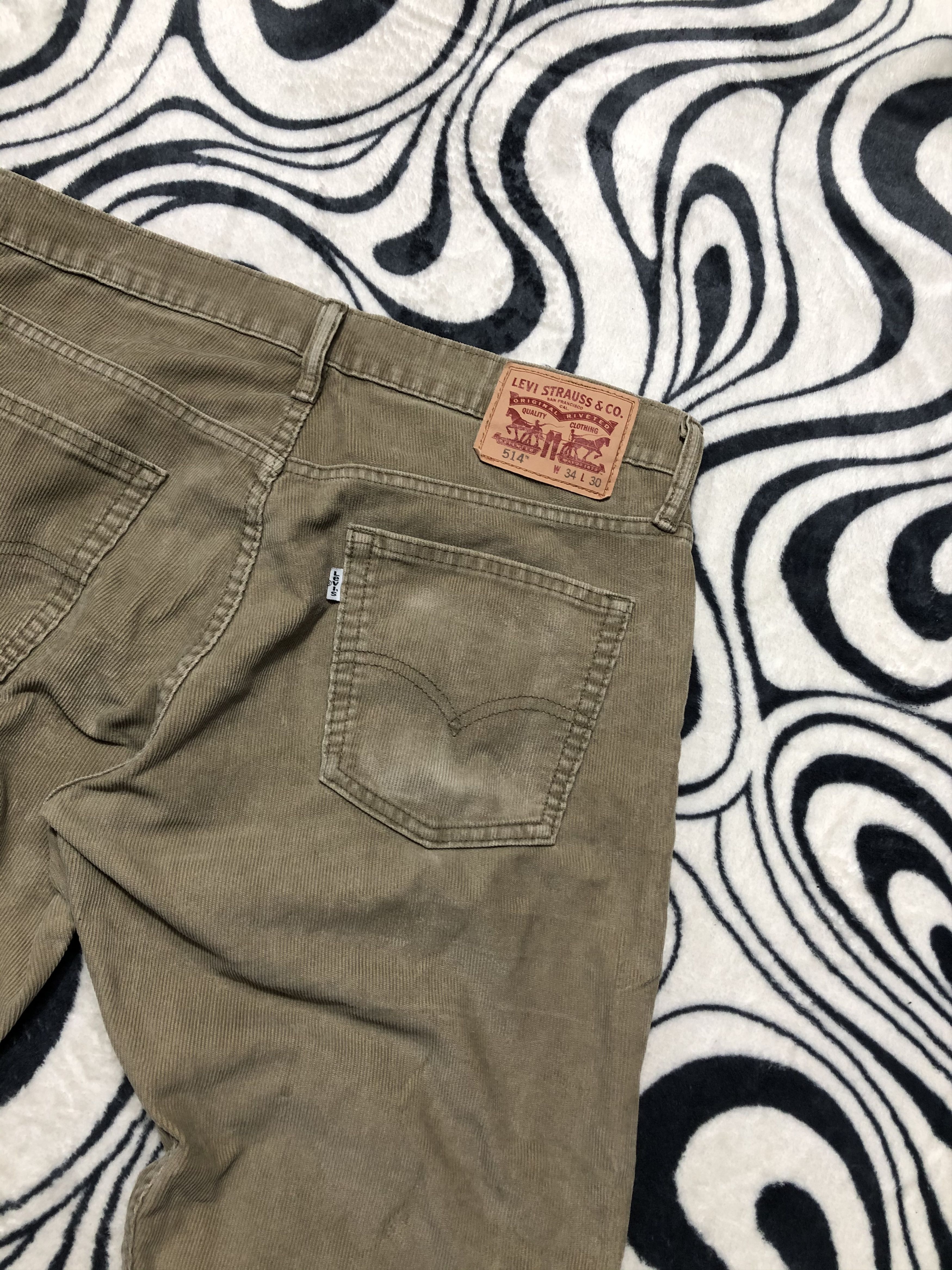 Levi's Levis 514 Vintage Mens Corduroy Pants Size US 34 / EU 50 - 2 Thumbnail