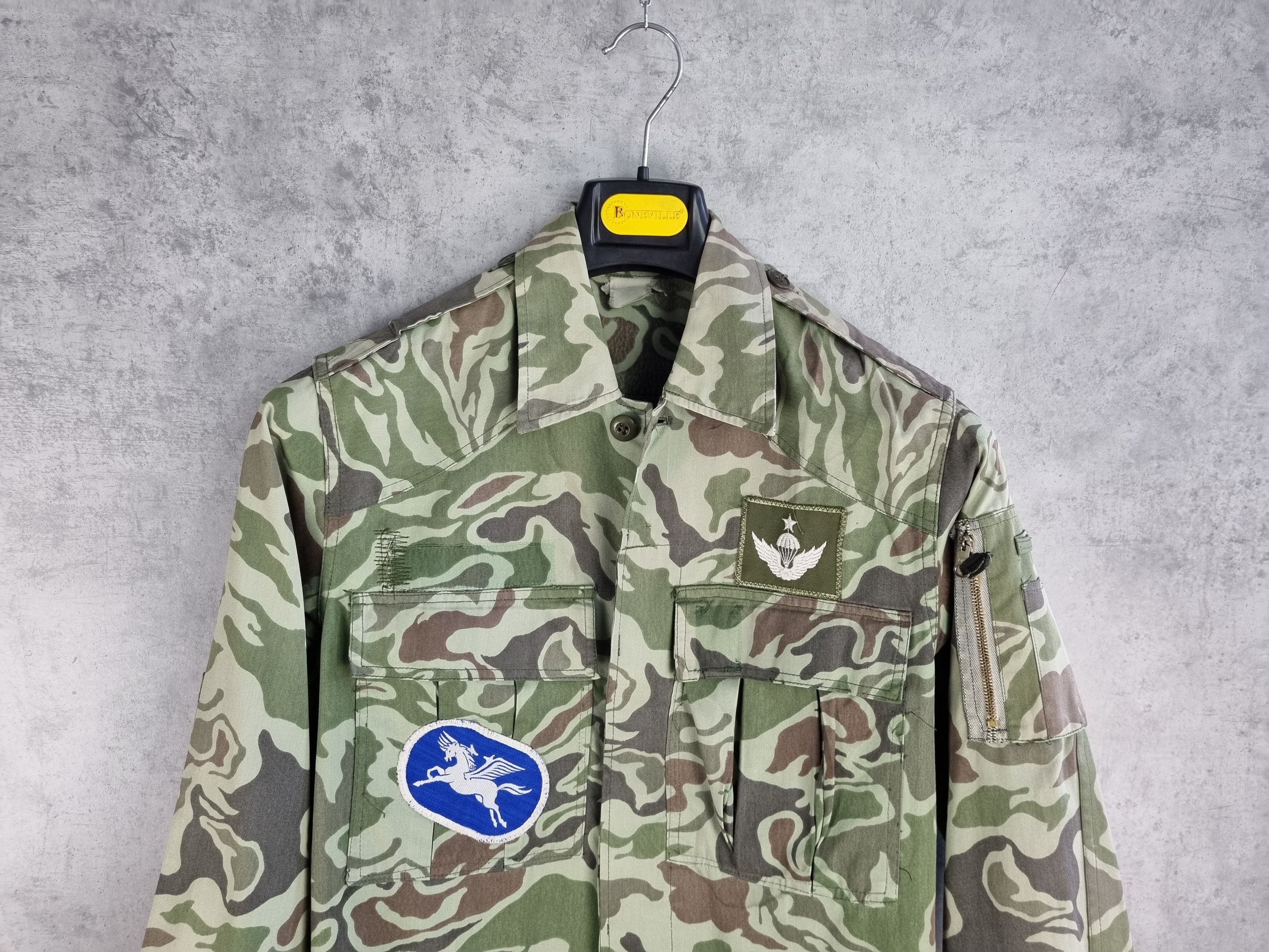 70s Military Camo South Korea Vintage Light Archival Jacket