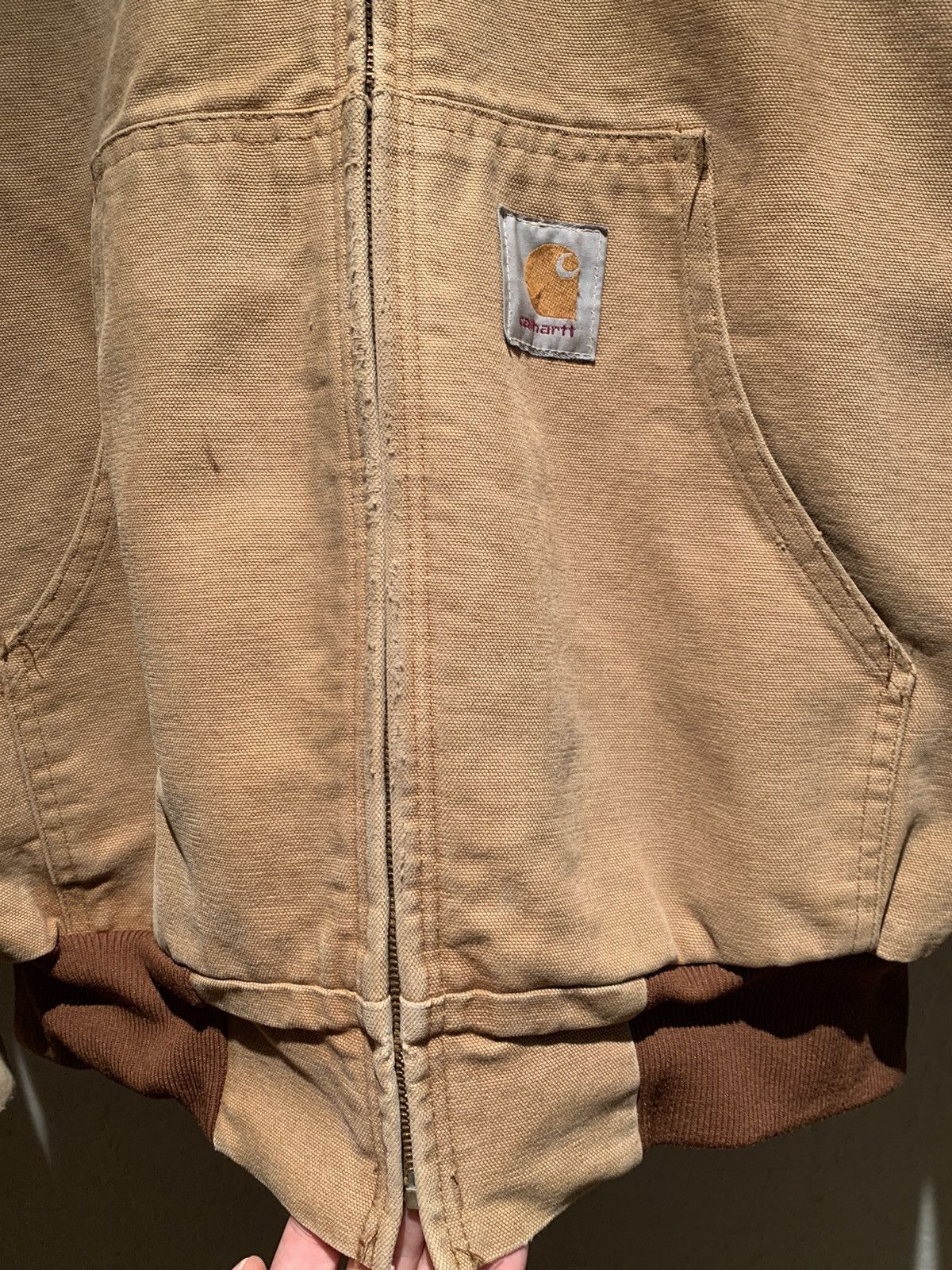 Carhartt × Vintage *RARE* Vintage Carhartt USA Union-Made Hooded Work Jacket XL Size US XL / EU 56 / 4 - 7 Thumbnail