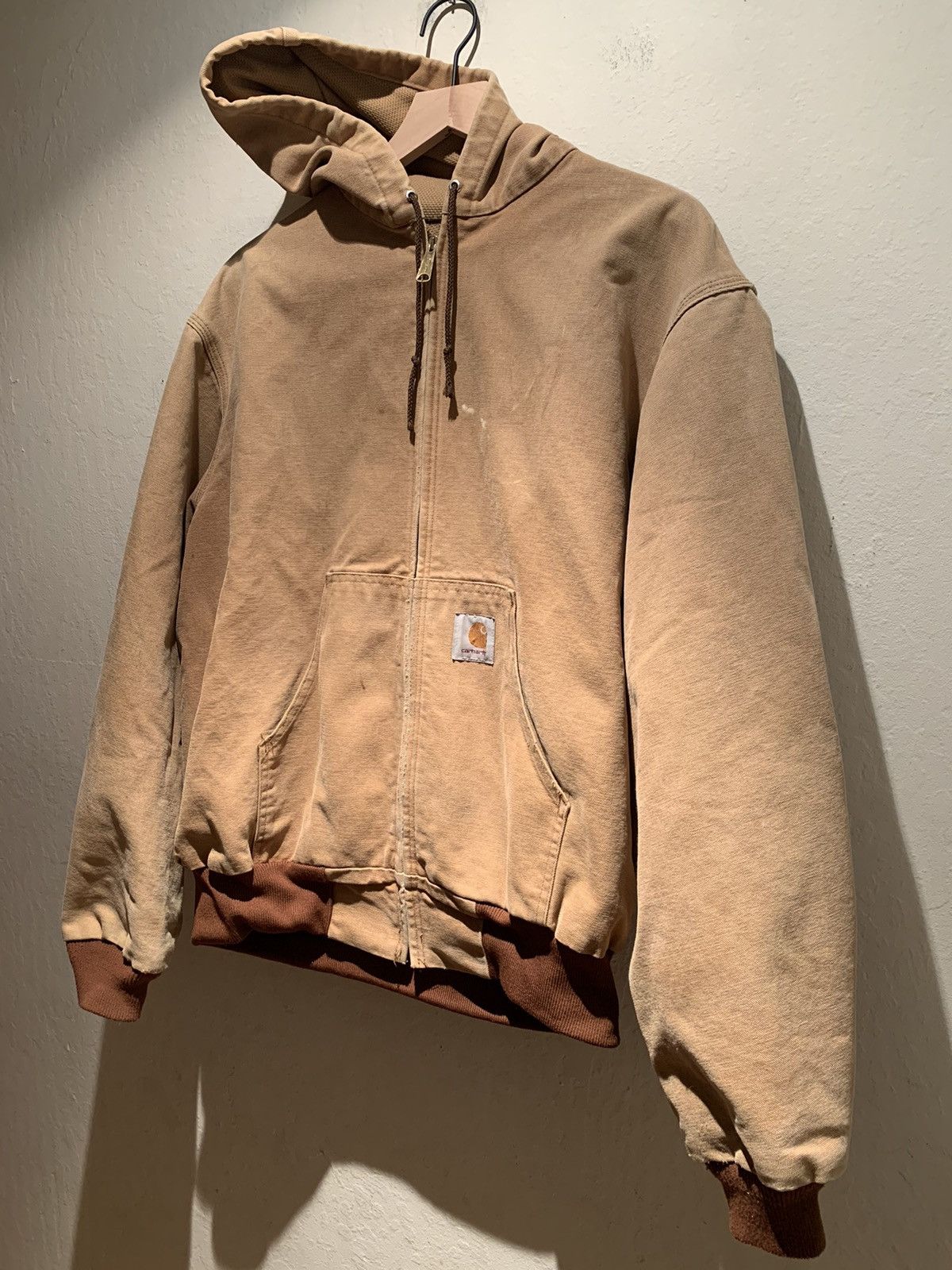 Carhartt × Vintage *RARE* Vintage Carhartt USA Union-Made Hooded Work Jacket XL Size US XL / EU 56 / 4 - 1 Thumbnail
