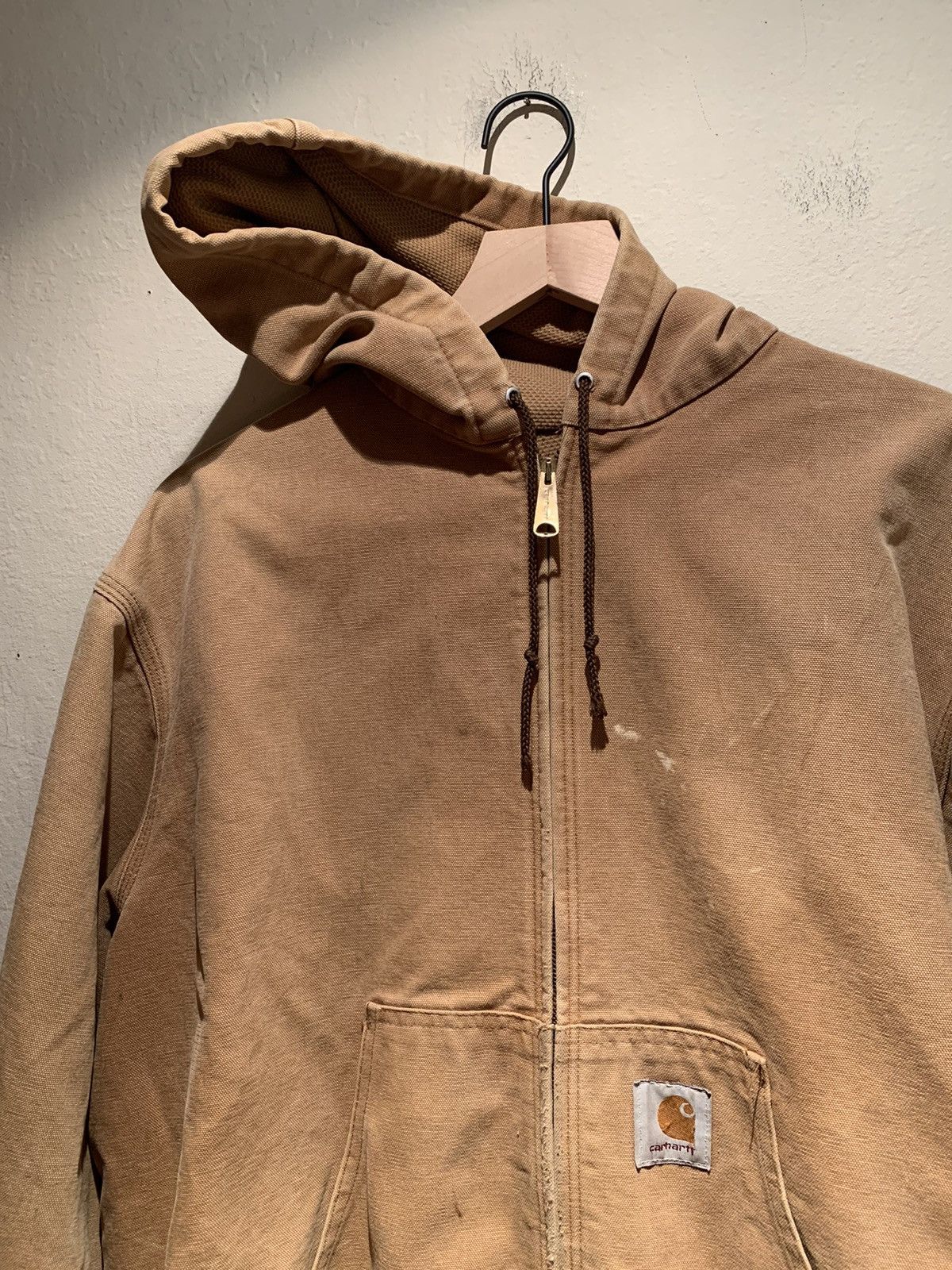 Carhartt × Vintage *RARE* Vintage Carhartt USA Union-Made Hooded Work Jacket XL Size US XL / EU 56 / 4 - 3 Thumbnail
