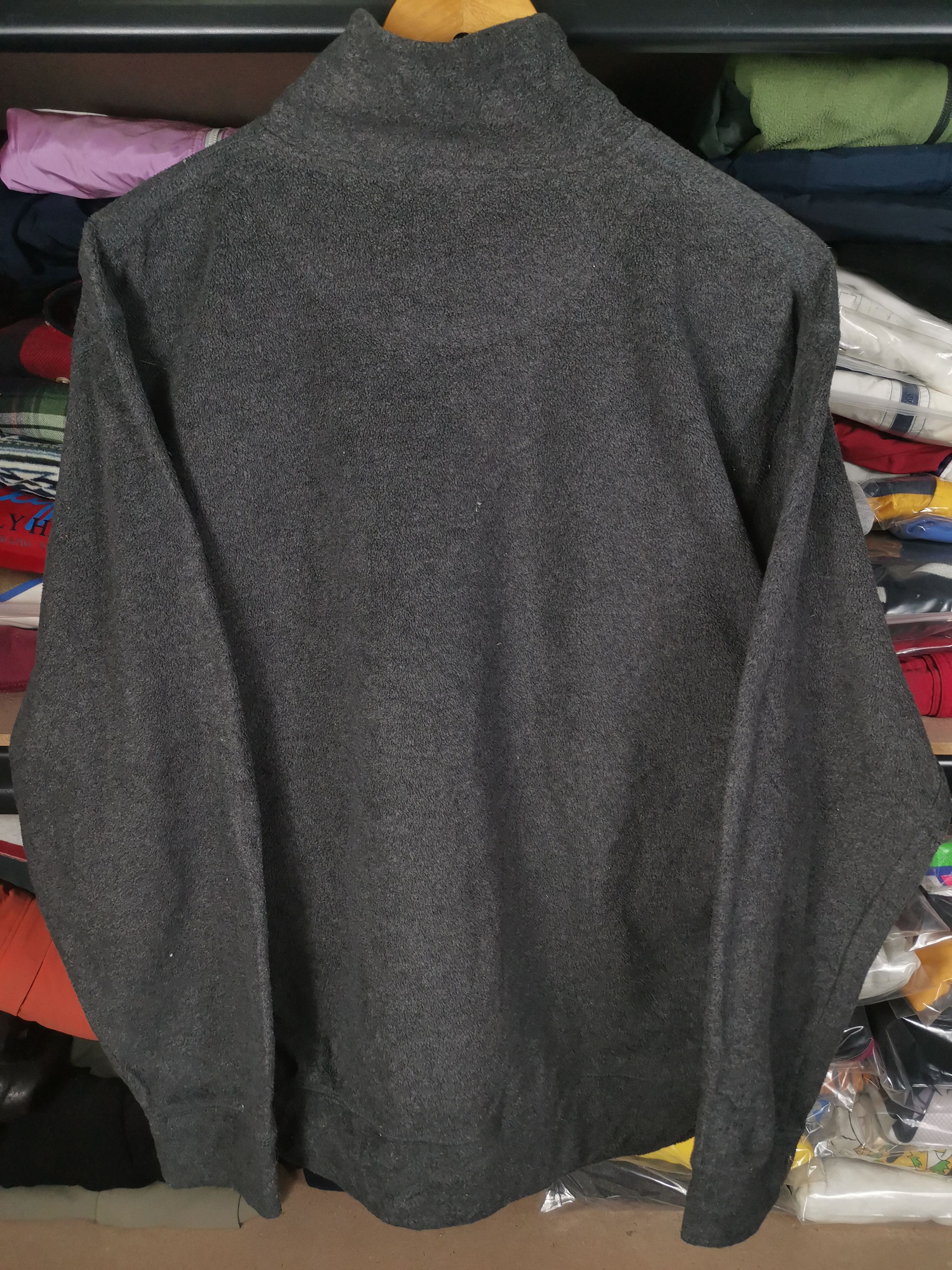 Converse Vintage 90s Converse Fleece Sweater Jacket Size US L / EU 52-54 / 3 - 3 Thumbnail