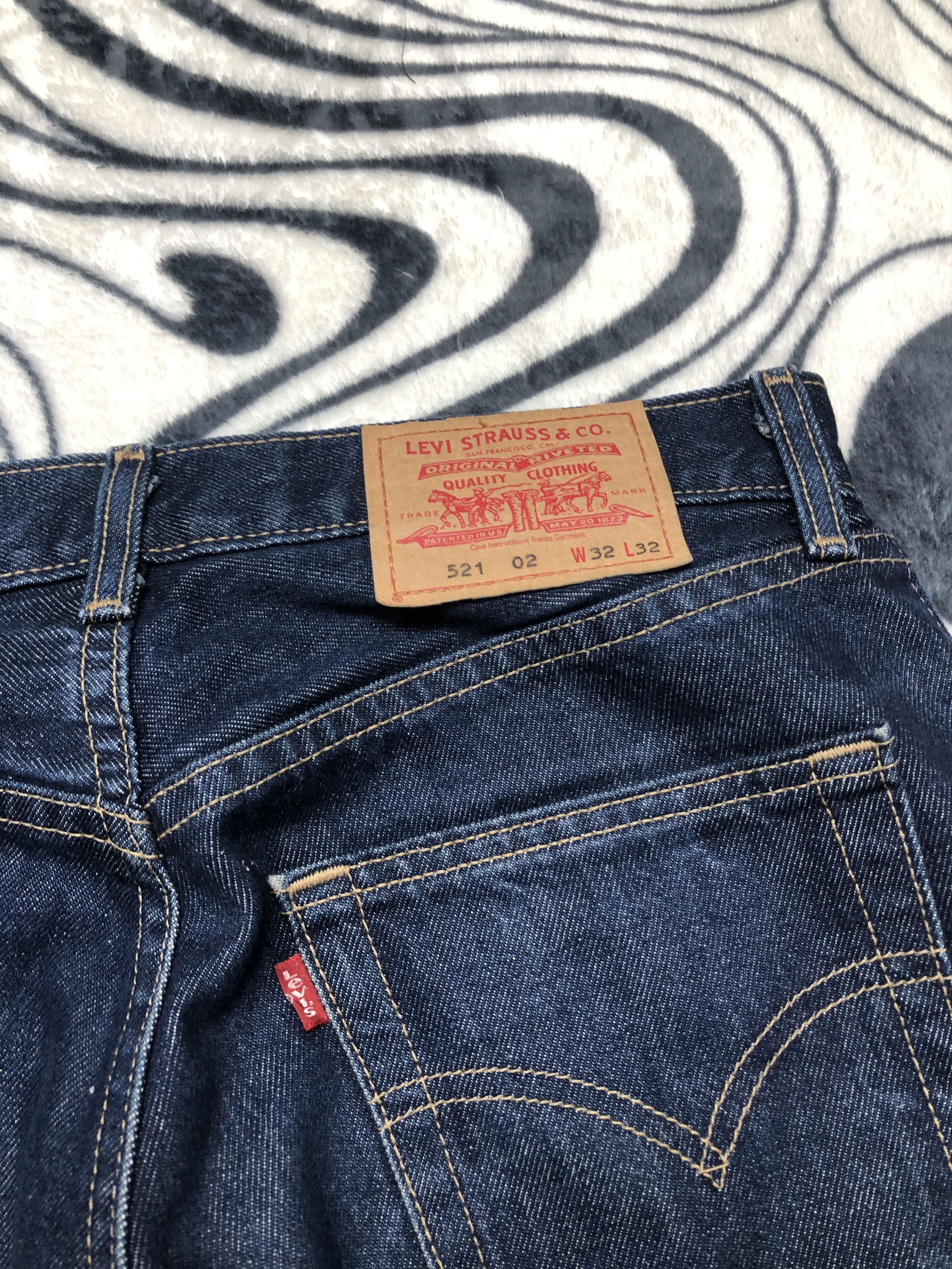 Levi's Levis 521 Vintage Mens Denim Pants Jeans Size US 32 / EU 48 - 2 Thumbnail