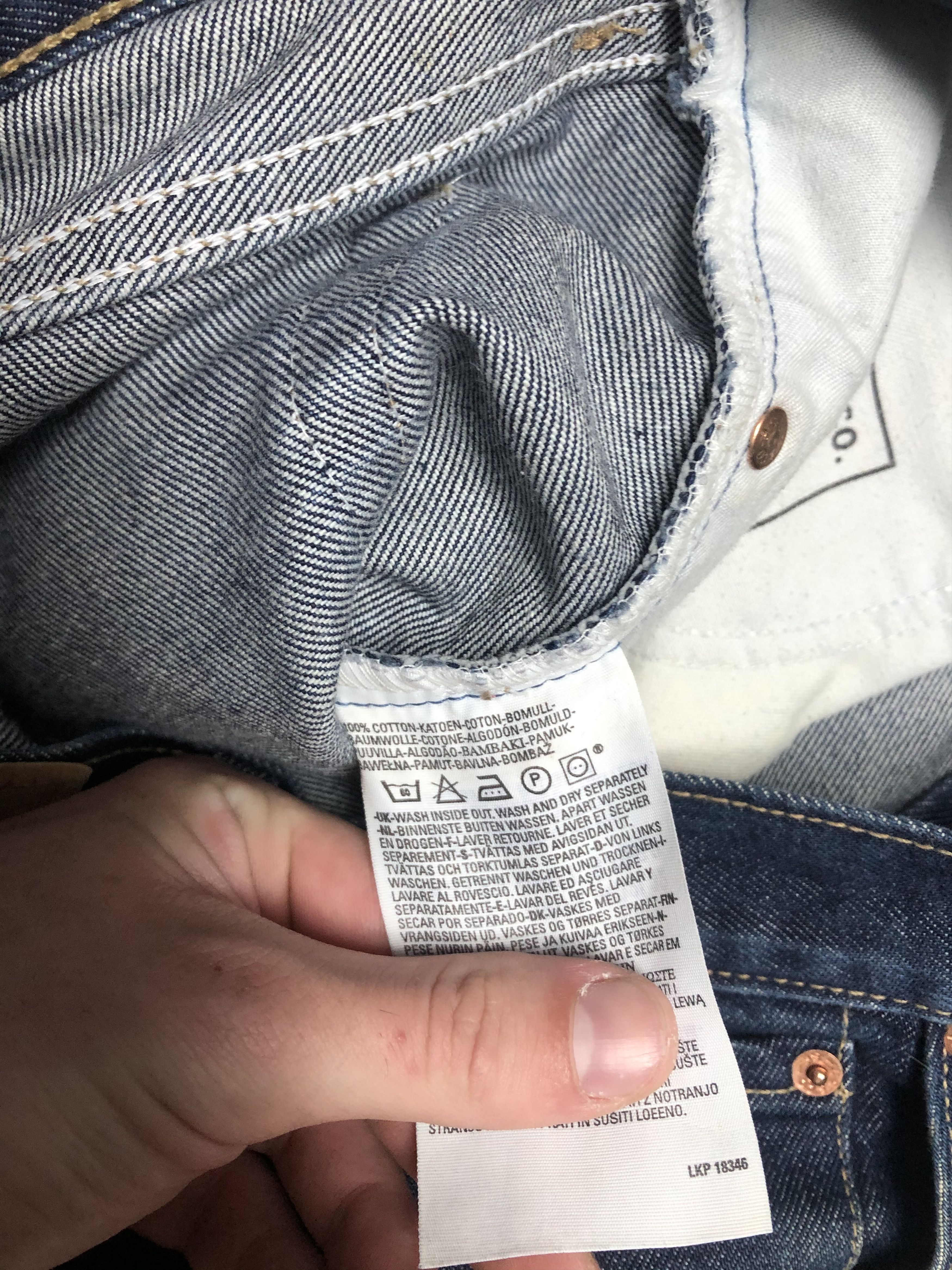 Levi's Levis 521 Vintage Mens Denim Pants Jeans Size US 32 / EU 48 - 5 Thumbnail