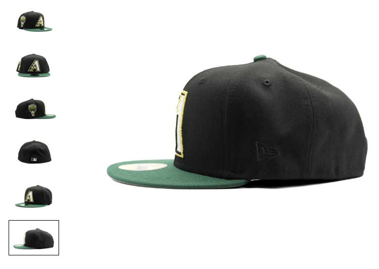 7 1/8 Arizona Diamondbacks Mariachi 606 Brims Black Green
