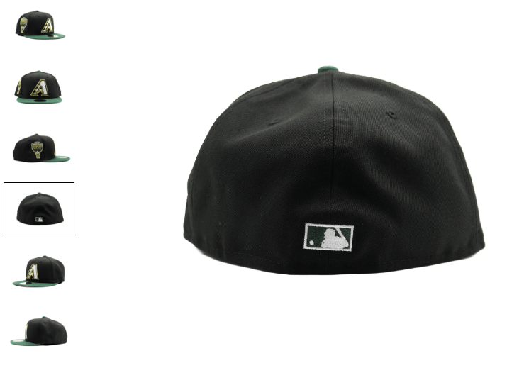7 1/8 Arizona Diamondbacks Mariachi 606 Brims Black Green