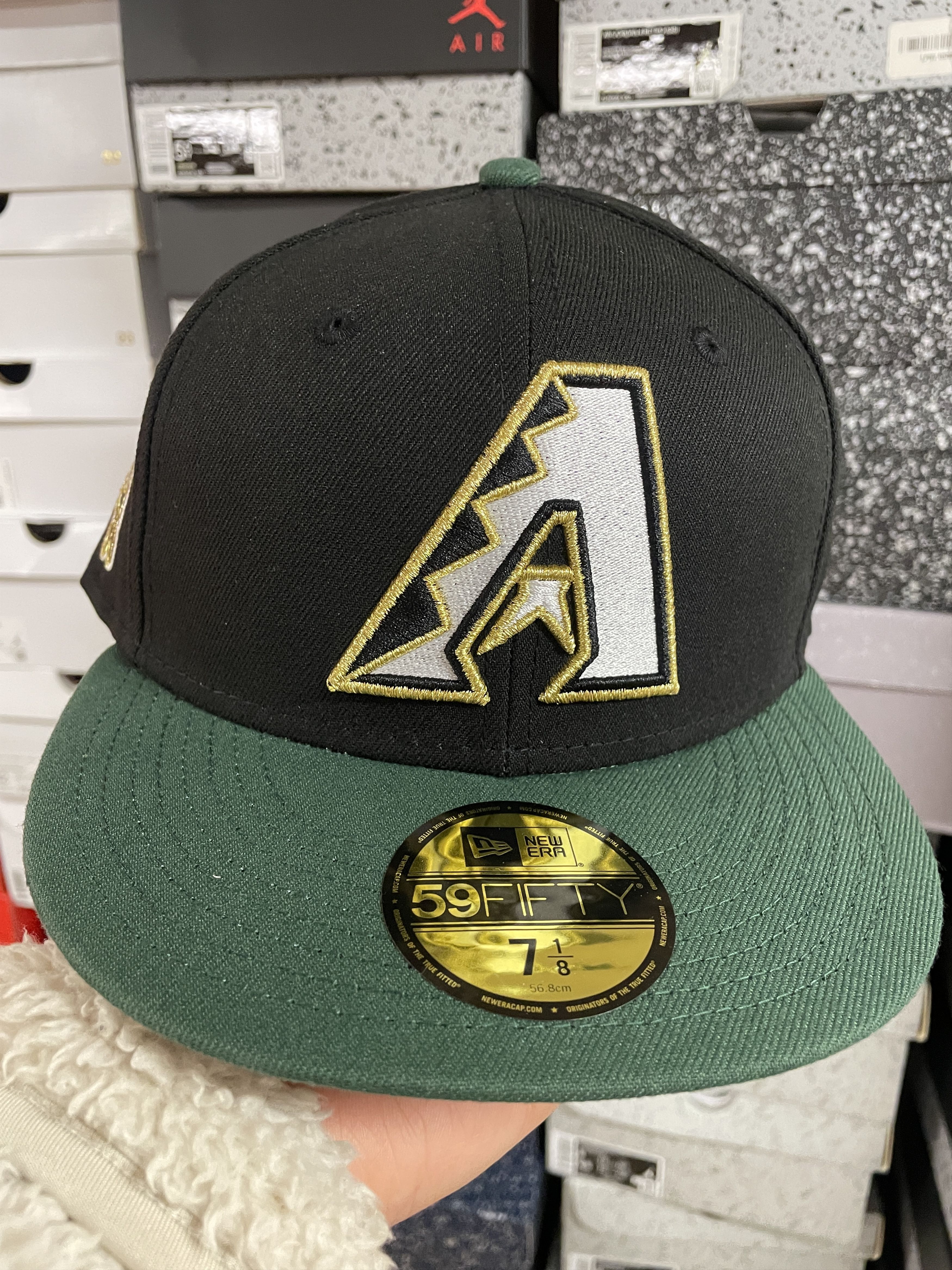 7 1/8 Arizona Diamondbacks Mariachi 606 Brims Black Green