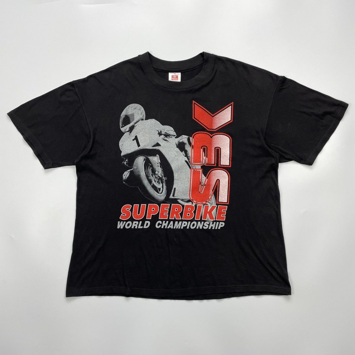 Superbike World Championship 1995 Vintage Moto T-Shirt Hanes