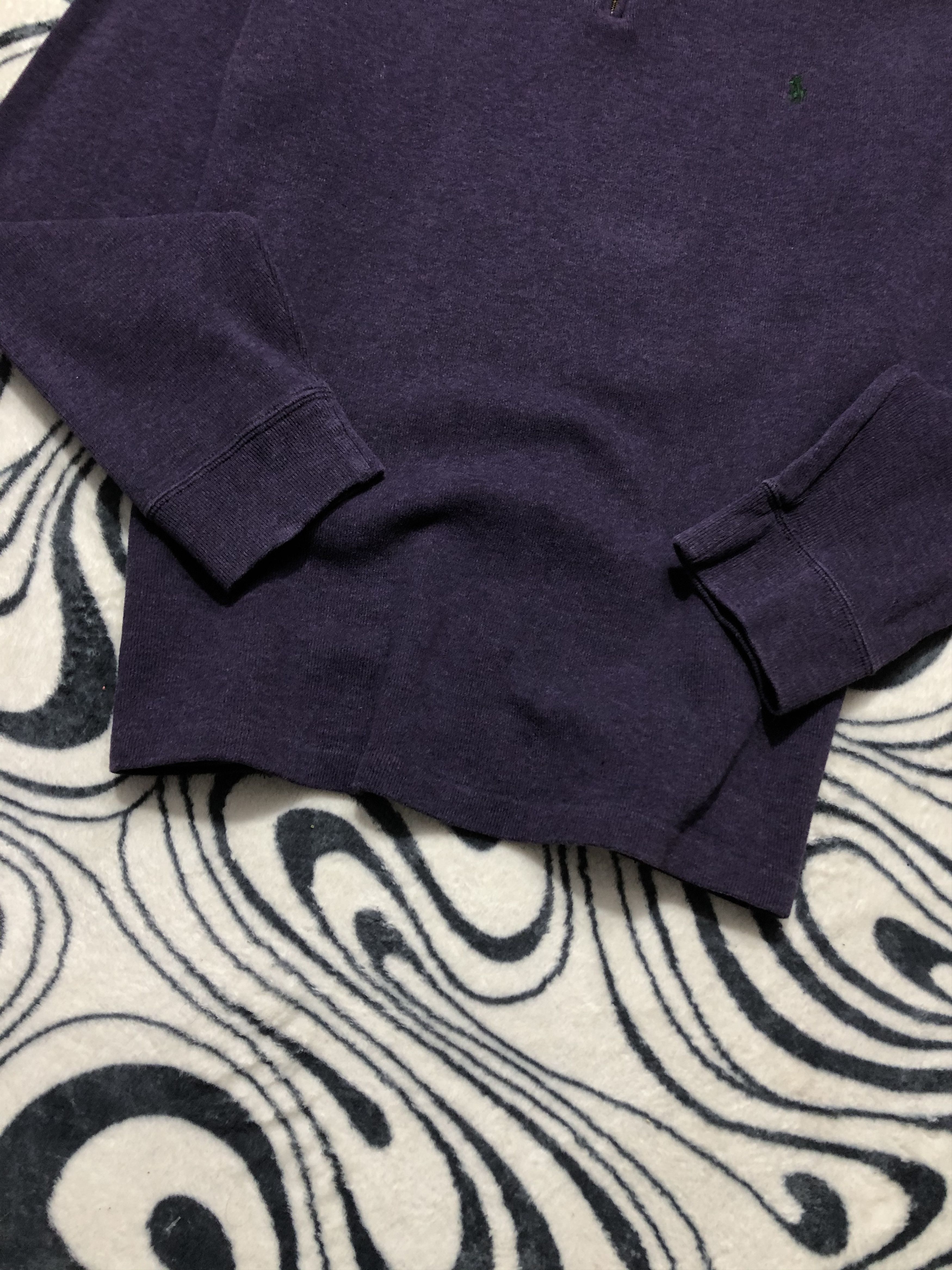 Polo Ralph Lauren × Ralph Lauren × Vintage Polo Ralph Lauren Vintage Mens 1\4 Zip Sweatshirt Y2K Size US XXL / EU 58 / 5 - 3 Thumbnail