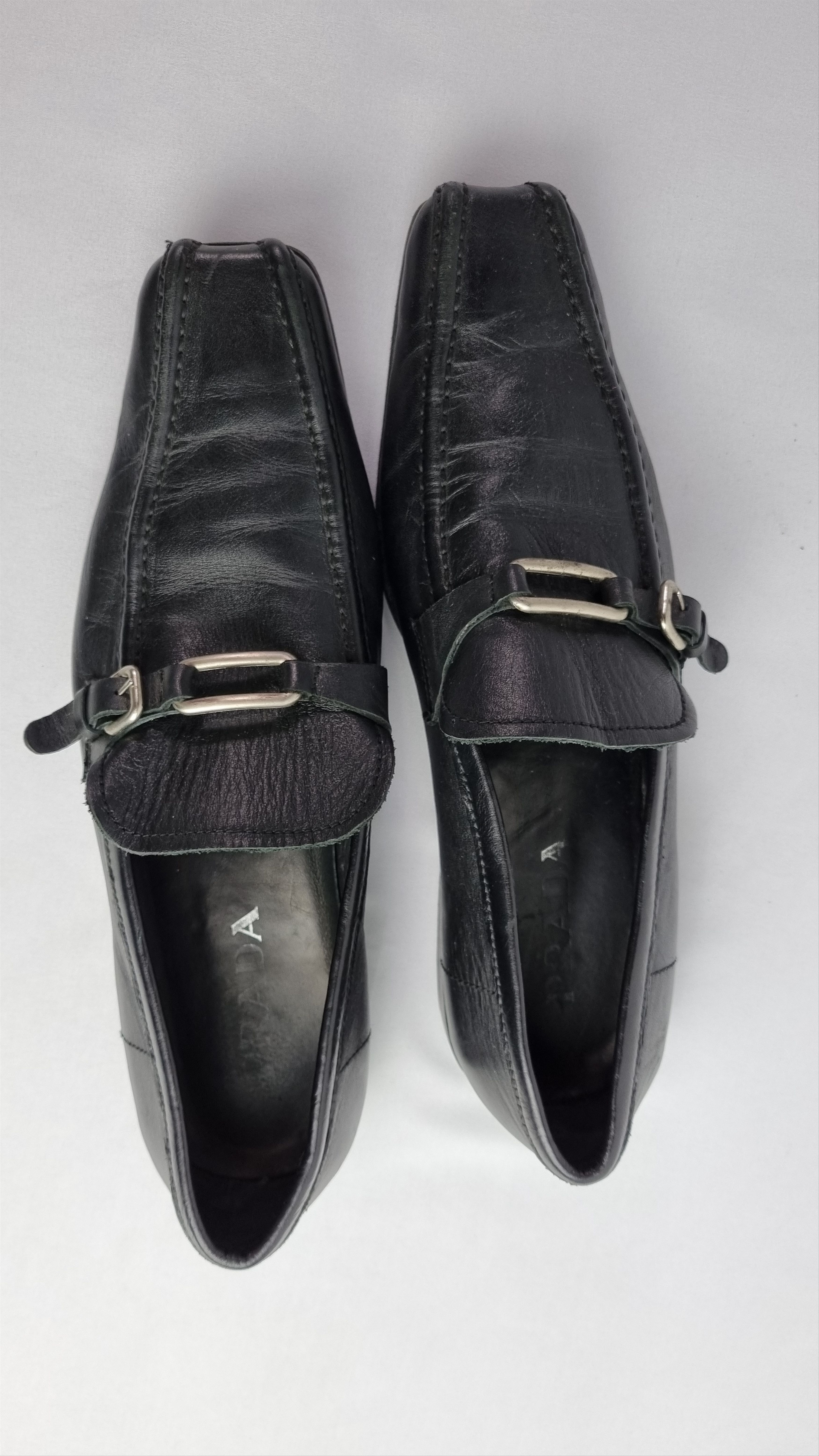 Prada × Vintage Retro Prada Leather Shoes Size US 9 / EU 42 - 4 Thumbnail