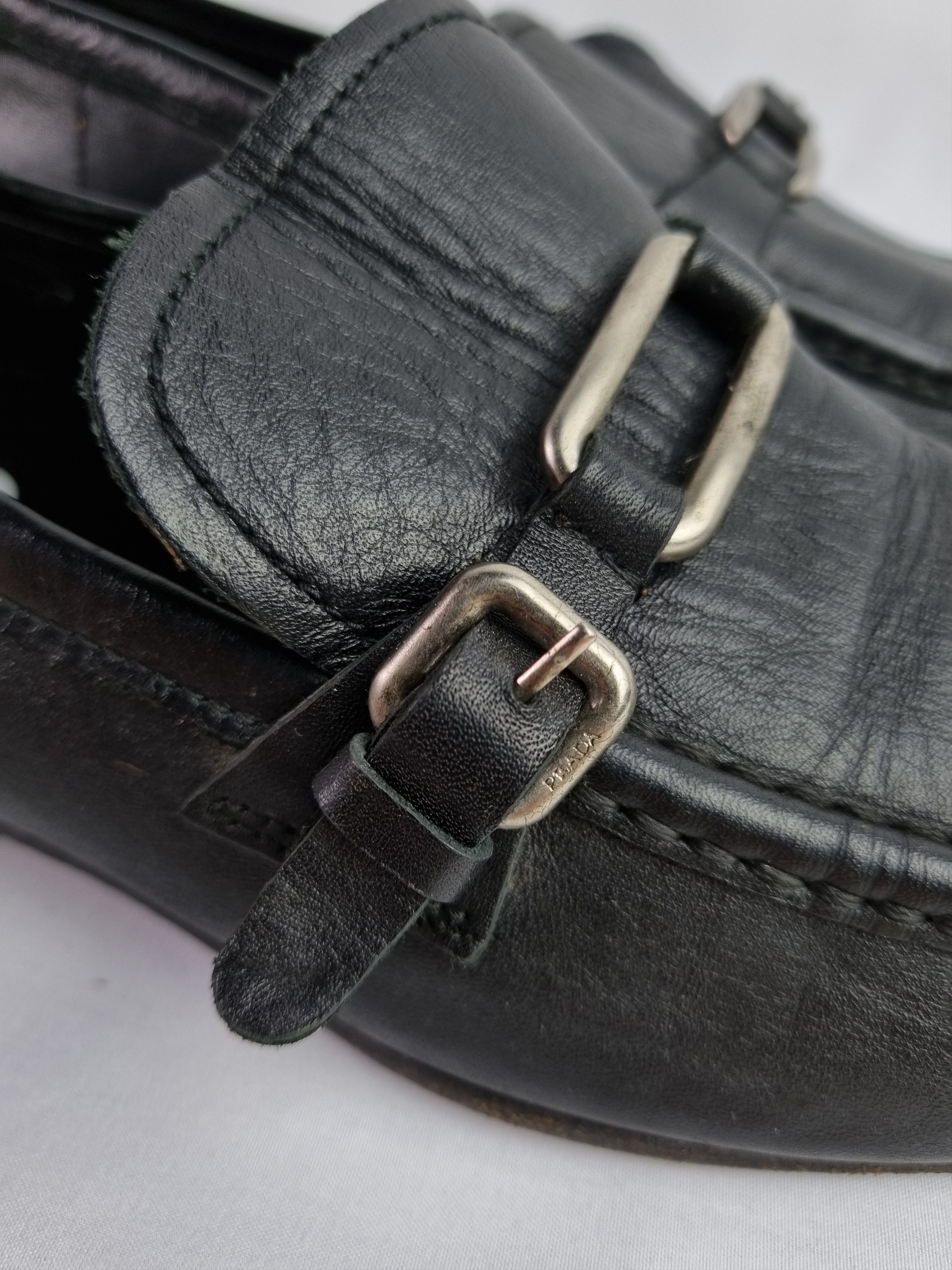 Prada × Vintage Retro Prada Leather Shoes Size US 9 / EU 42 - 9 Thumbnail