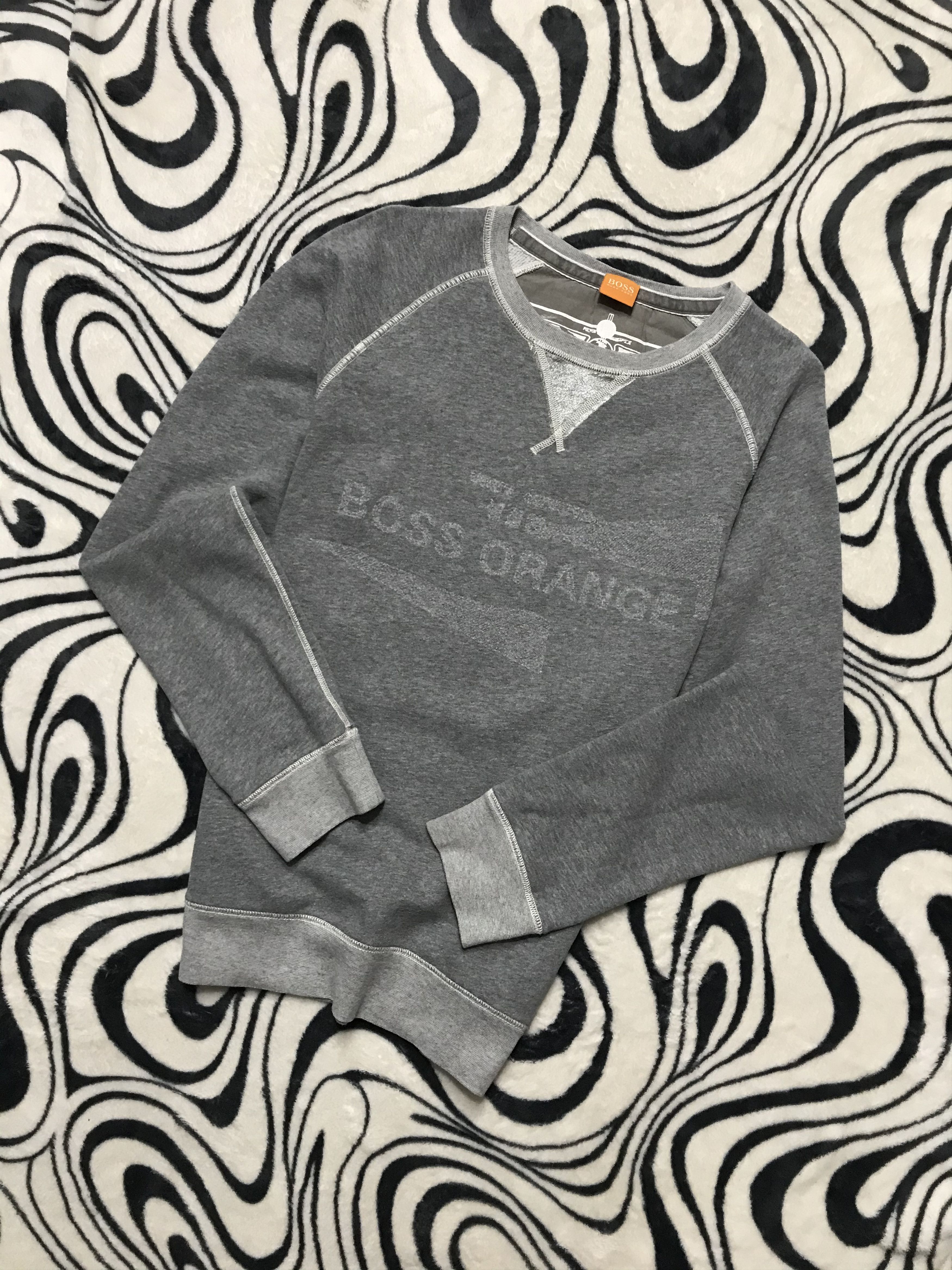 Hugo Boss × Vintage Hugo Boss Orange Mens Sweatshirt Size US L / EU 52-54 / 3 - 1 Thumbnail