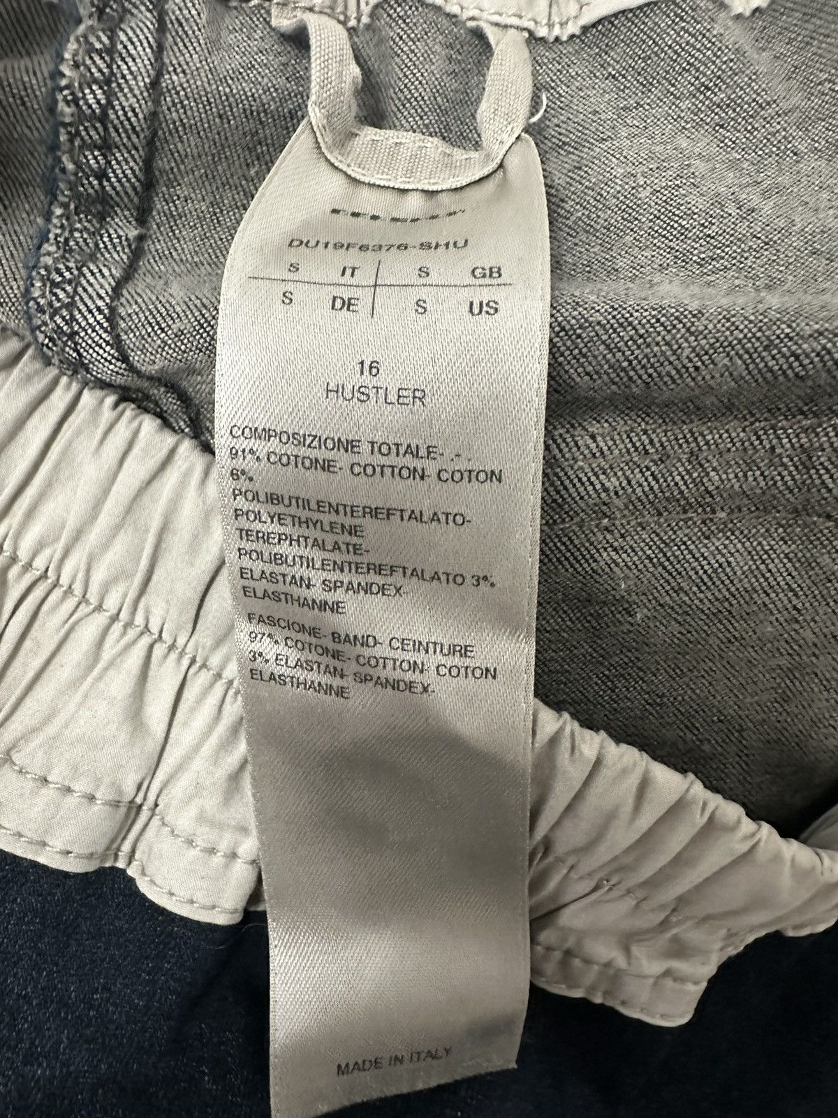Rick Owens Drkshdw Rick Owens Creatch Hustler Denim Drawstring Cargo Pants Size US 32 / EU 48 - 8 Thumbnail