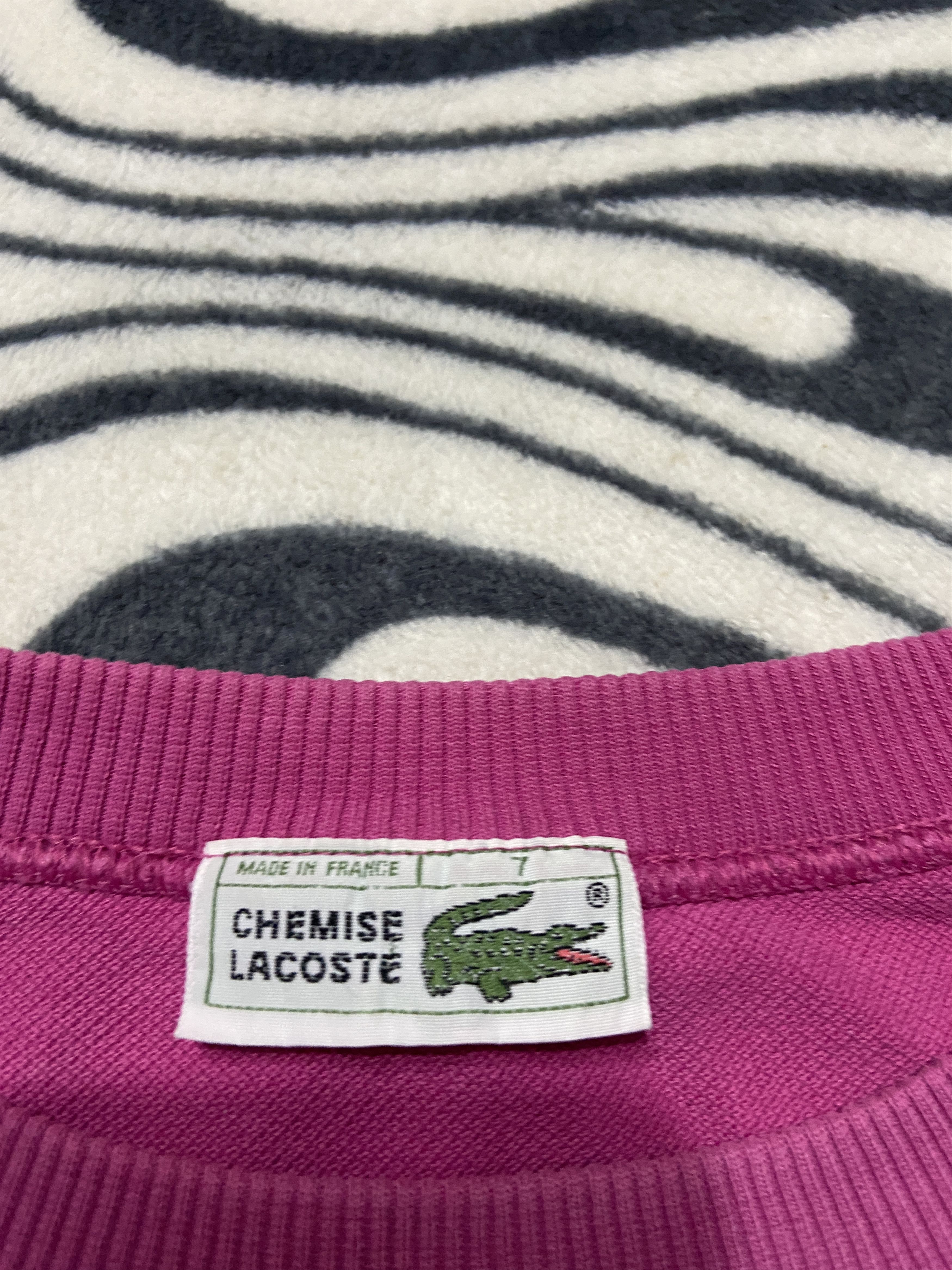 Lacoste × Vintage Lacoste Vintage Mens Sweatshirt Size US XL / EU 56 / 4 - 4 Thumbnail