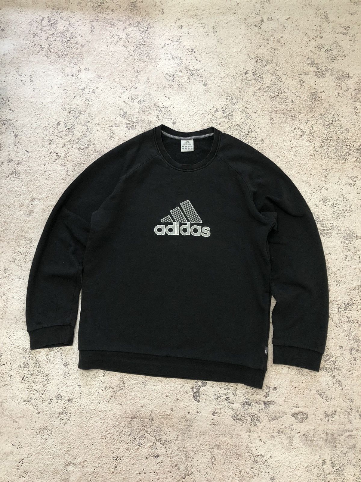 Adidas × Vintage Y2K Vintage Adidas Sweatshirt Embroidered Logo Size US L / EU 52-54 / 3 - 1 Thumbnail
