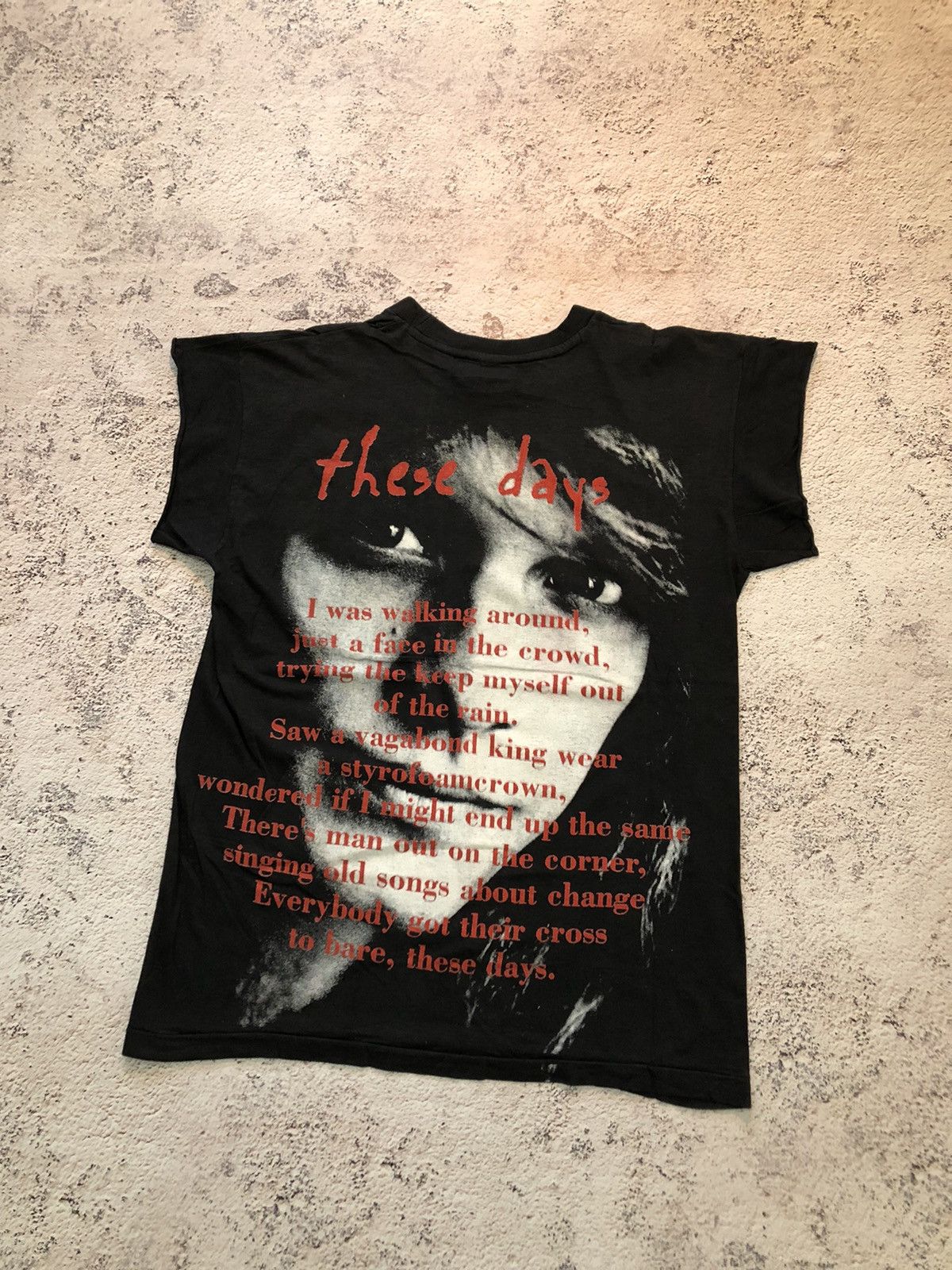 Band Tees × Bon Jovi × Vintage VINTAGE 1995 BON JOVI 'THESE DAYS' TEE SHIRT Size US M / EU 48-50 / 2 - 7 Thumbnail