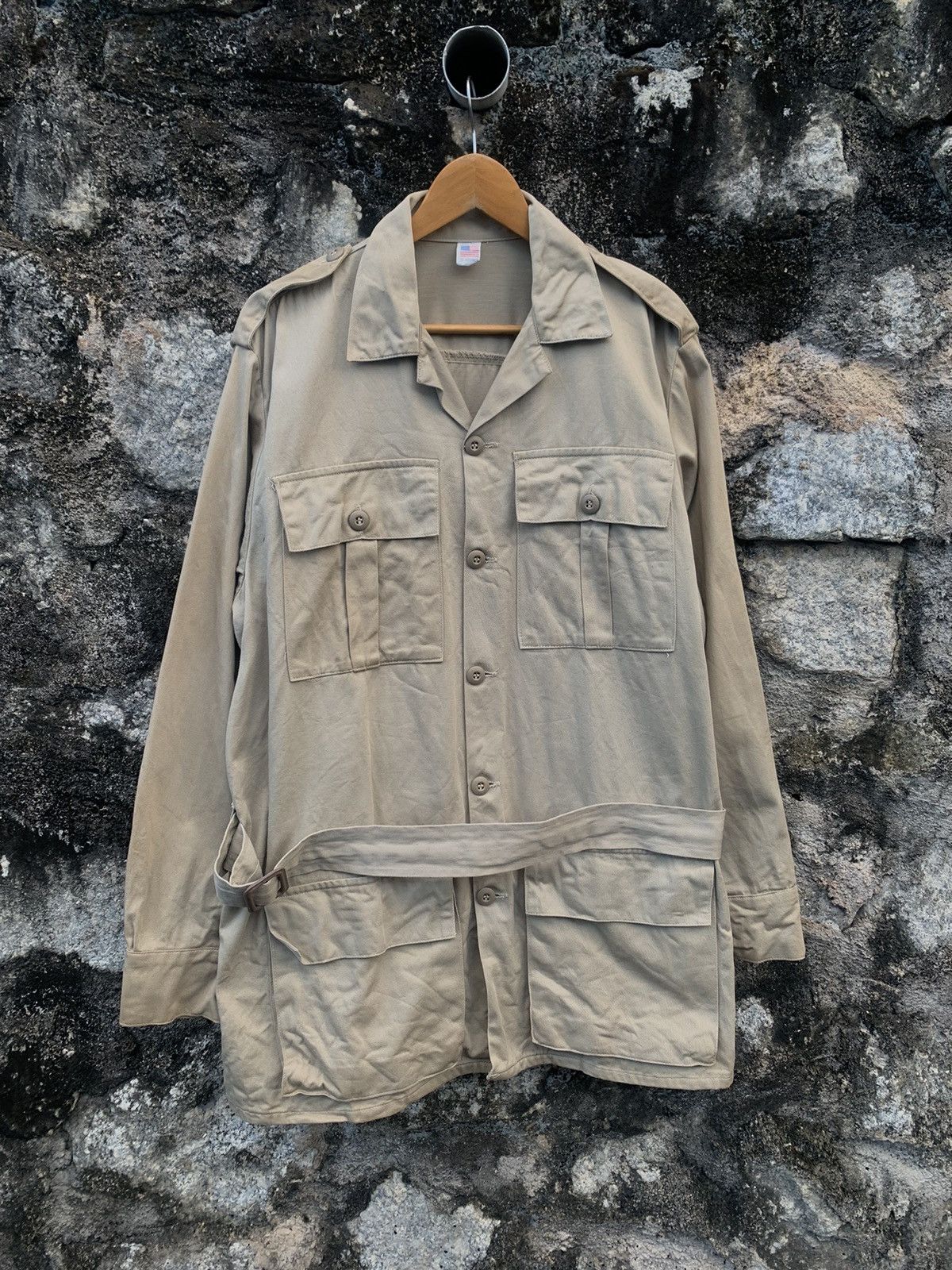 Vintage Vintage Military Jacket Made In Usa Size US L / EU 52-54 / 3 - 1 Thumbnail