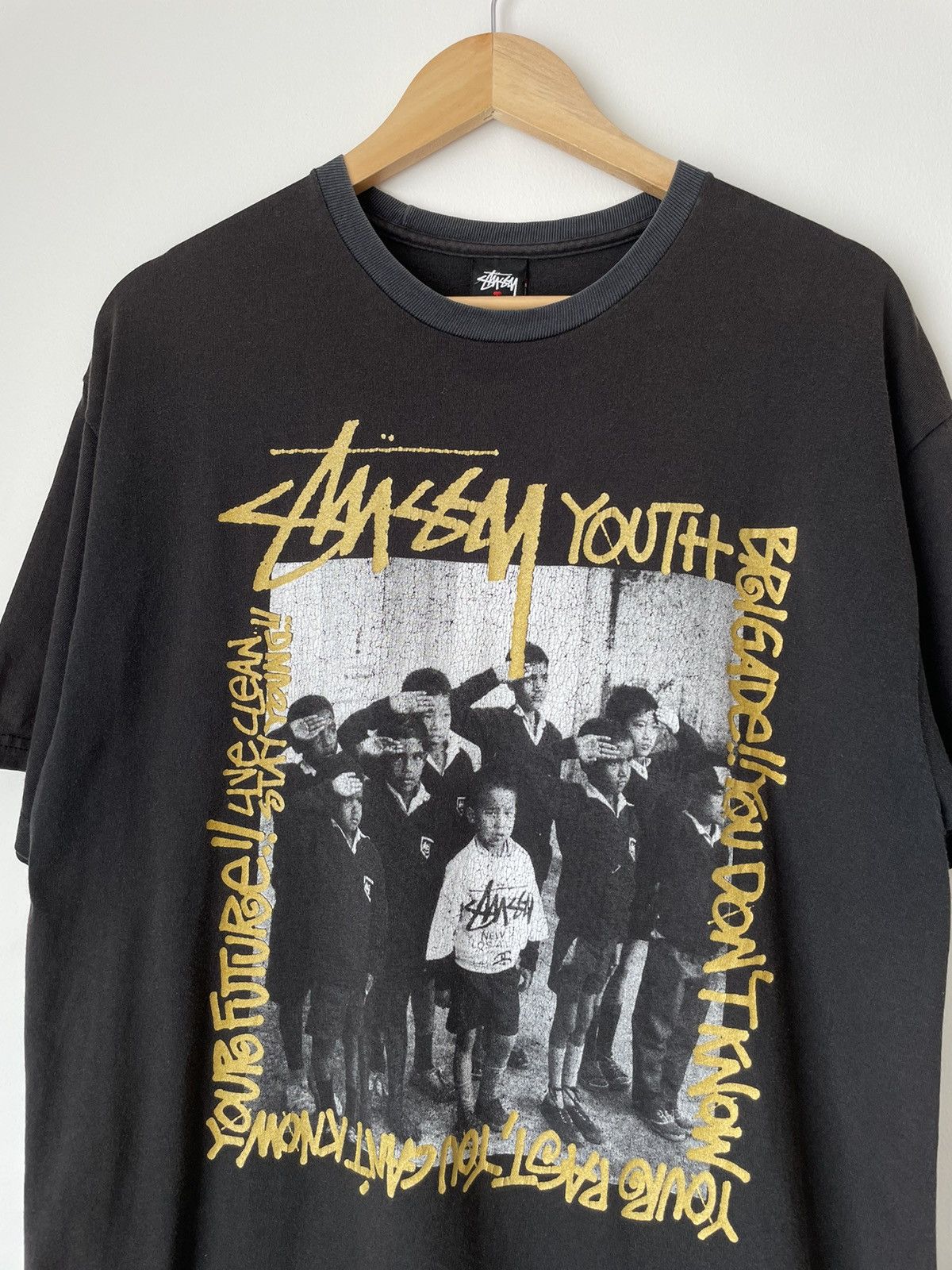 stussyの代表的なプリントTシャツのうちの一つ”90'Sボロフォト