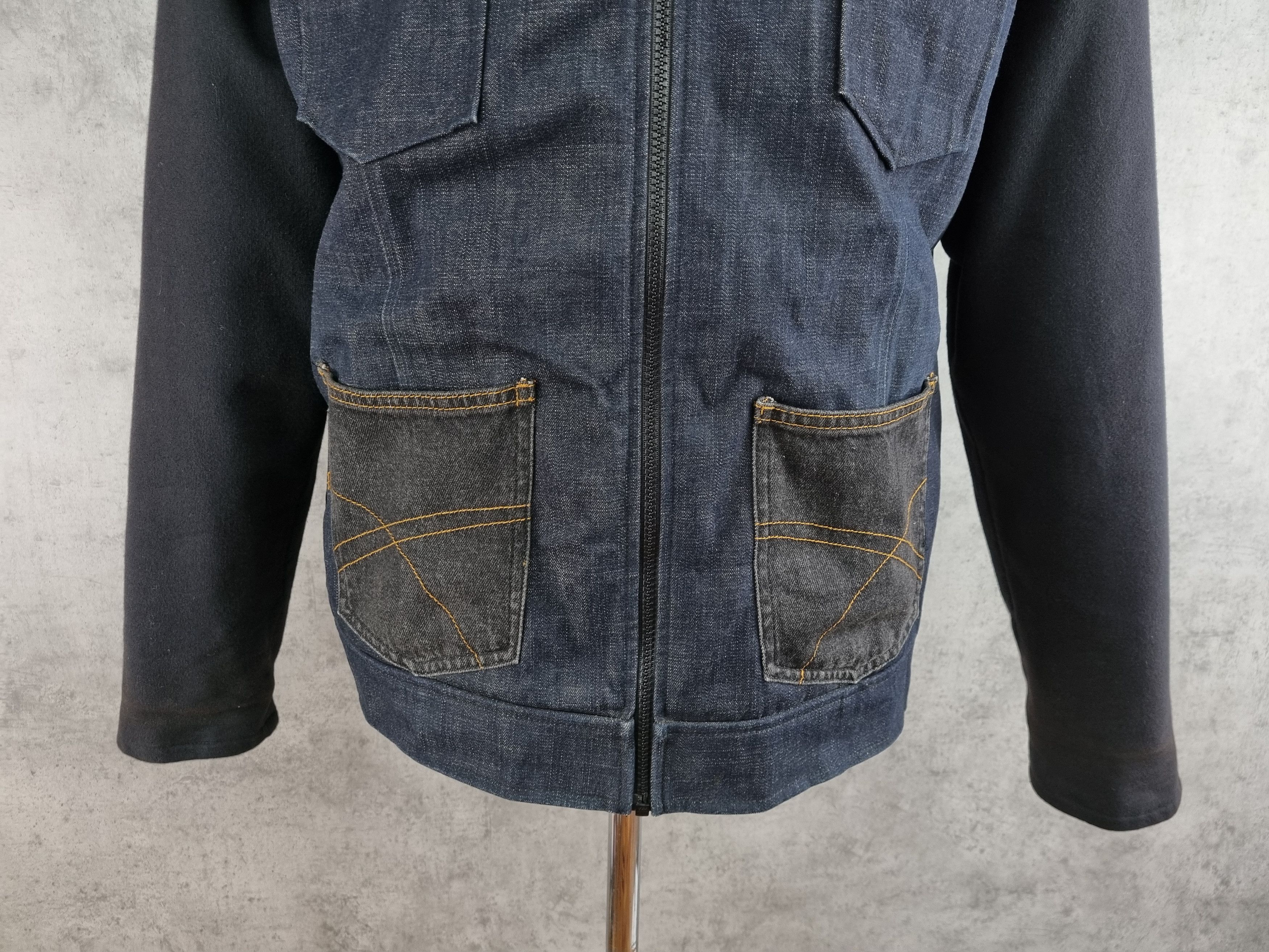 Other Rare Sons of Anarchy Denim Biker Hooded Jacket Size US XL / EU 56 / 4 - 8 Thumbnail